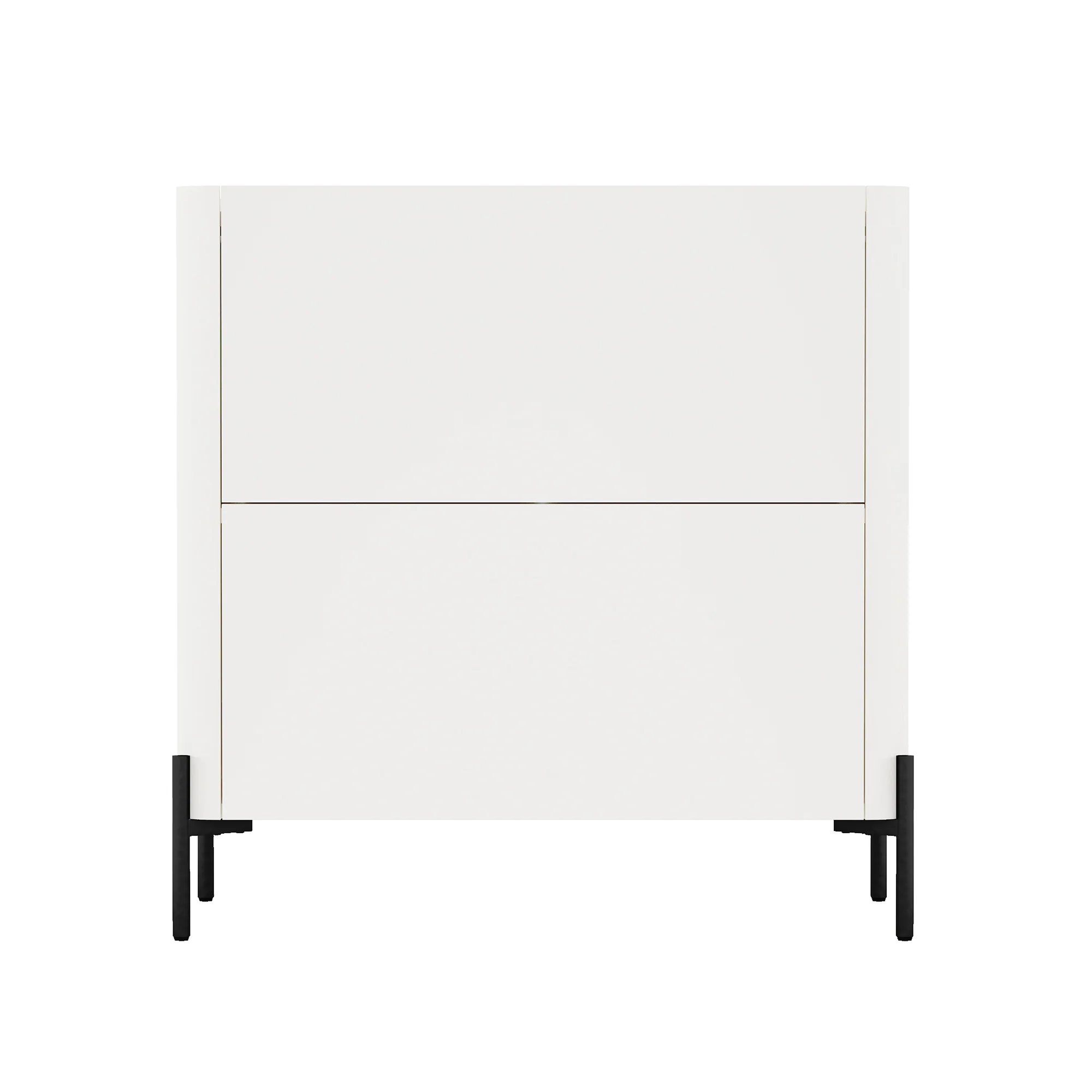 2-Piece Abbey Accent Cabinet and Sideboard in Maple and Off White - Image 10