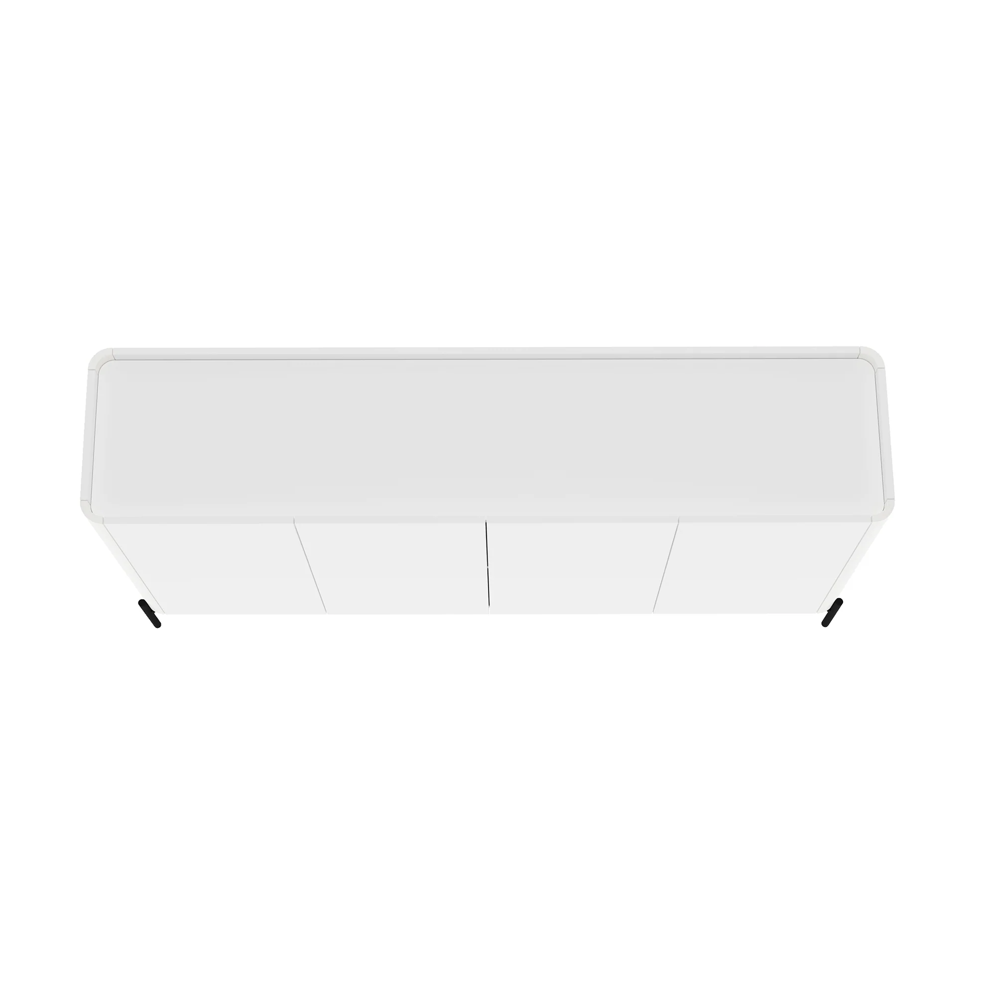 2-Piece Abbey Bookcase and Sideboard in White - Image 20