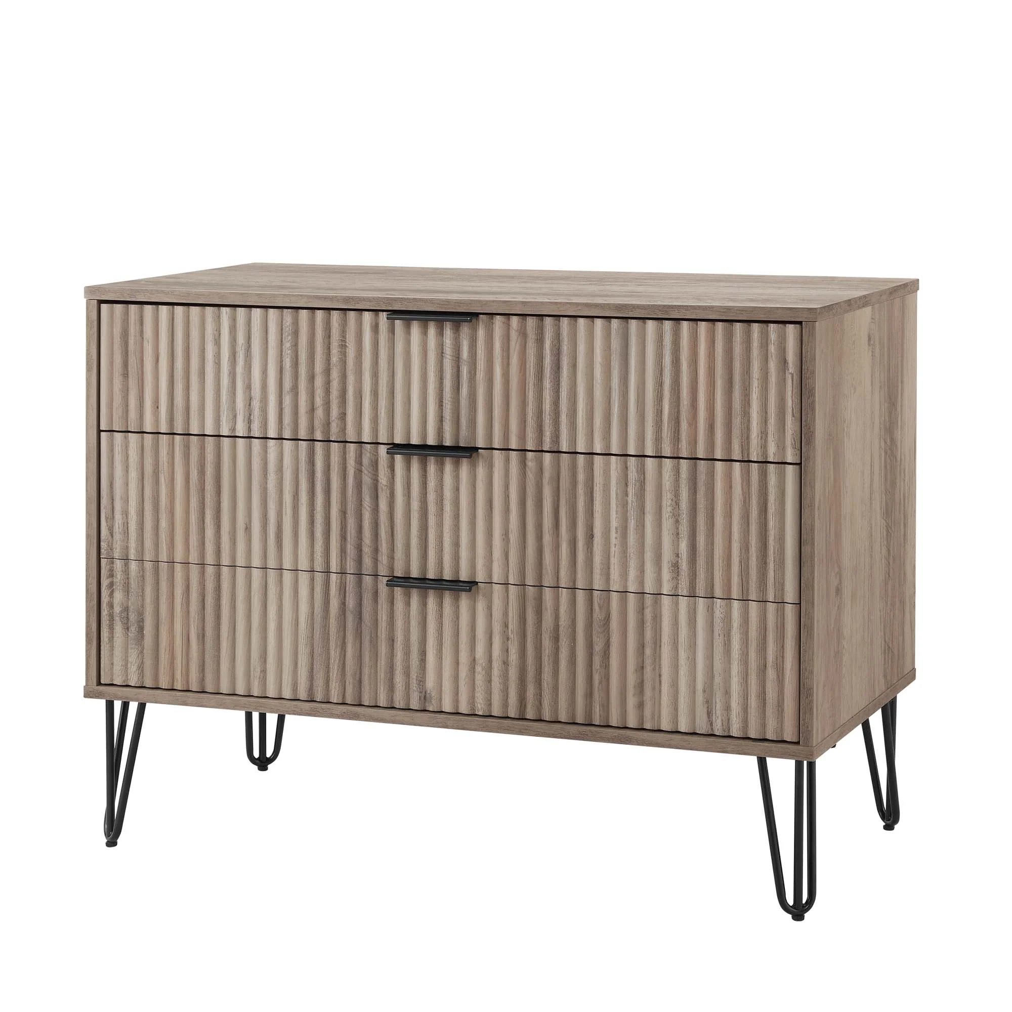 2-Piece DUMBO 5-Drawer Tall Dresser and DUMBO 3-Drawer Standard Dresser in Rustic Grey - Image 9