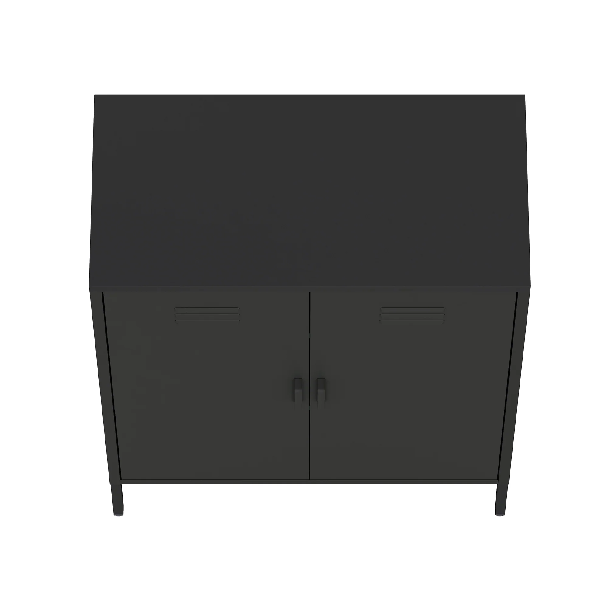 2-Piece Naomi Accent Cabinet and Storage Cabinet in Black - Image 10