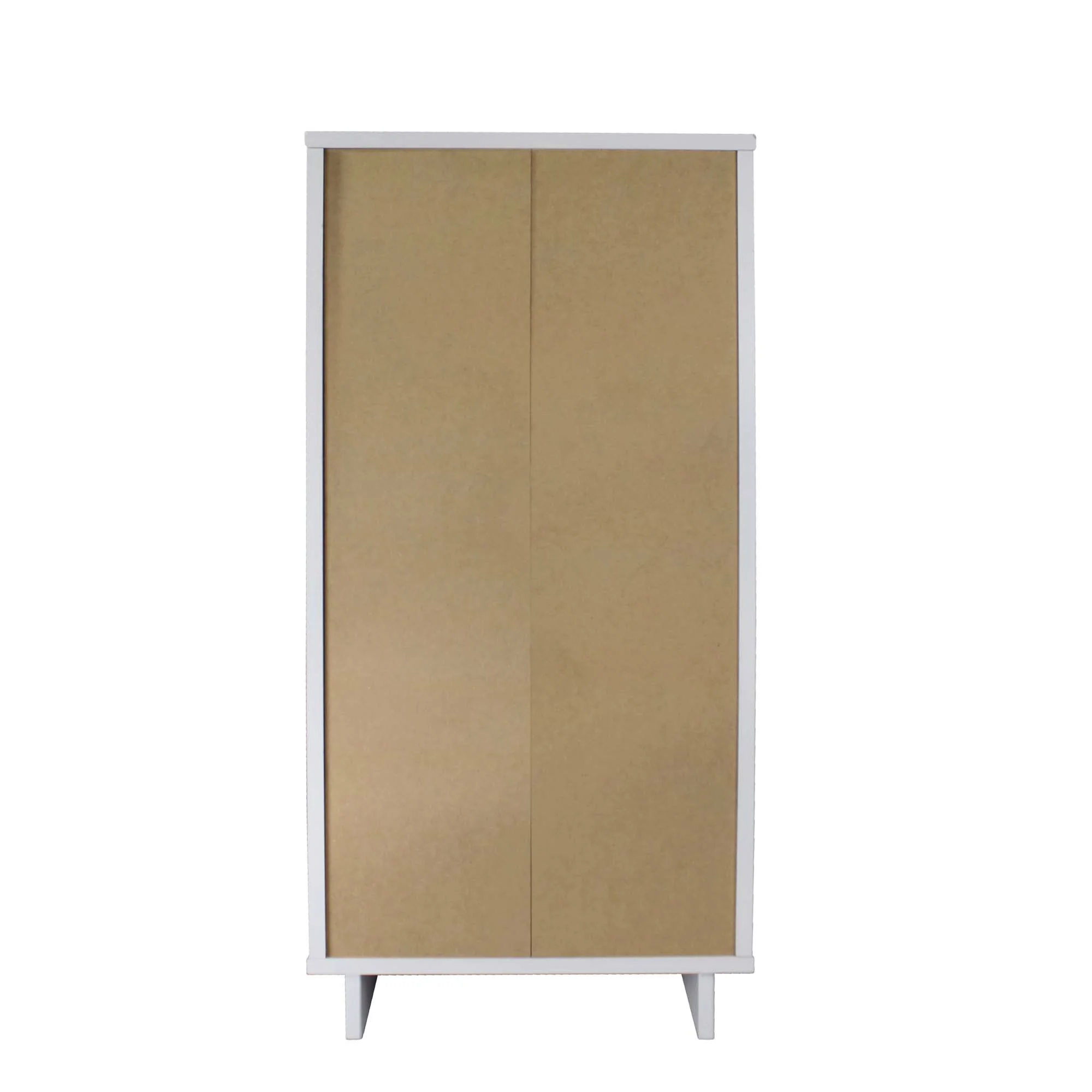 Granville 3-Piece Tall Narrow Chest, Double Dresser and Nightstand Set in White - Image 12