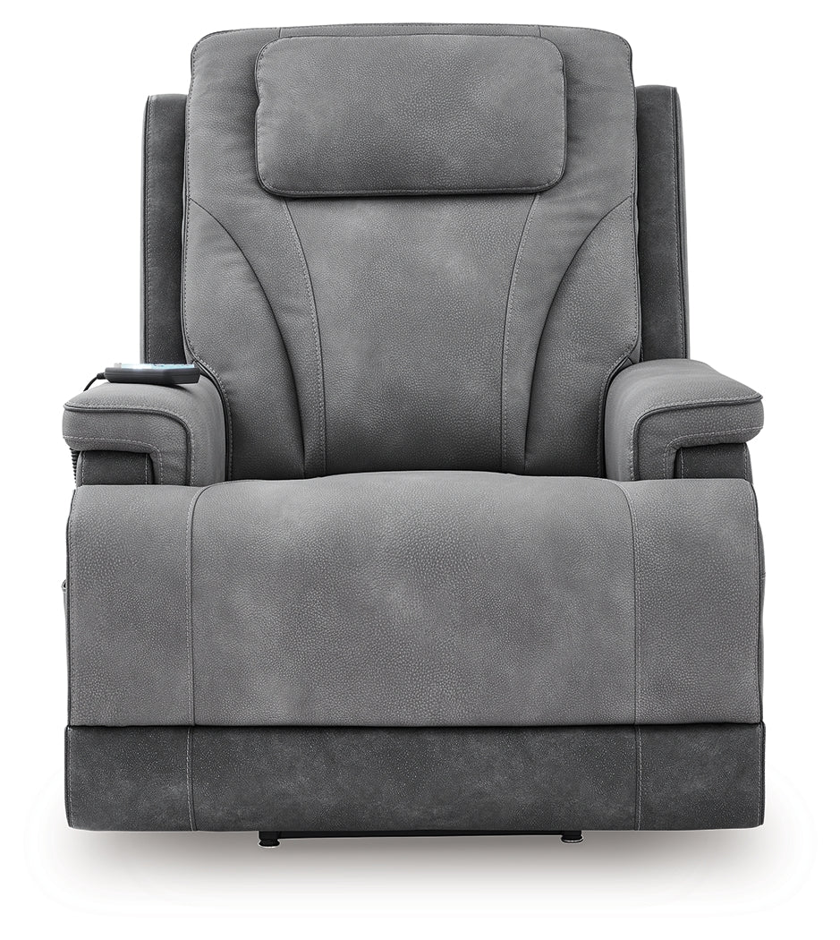 4Z-Peaceful Pause Slate Power Lift Recliner - Image 6