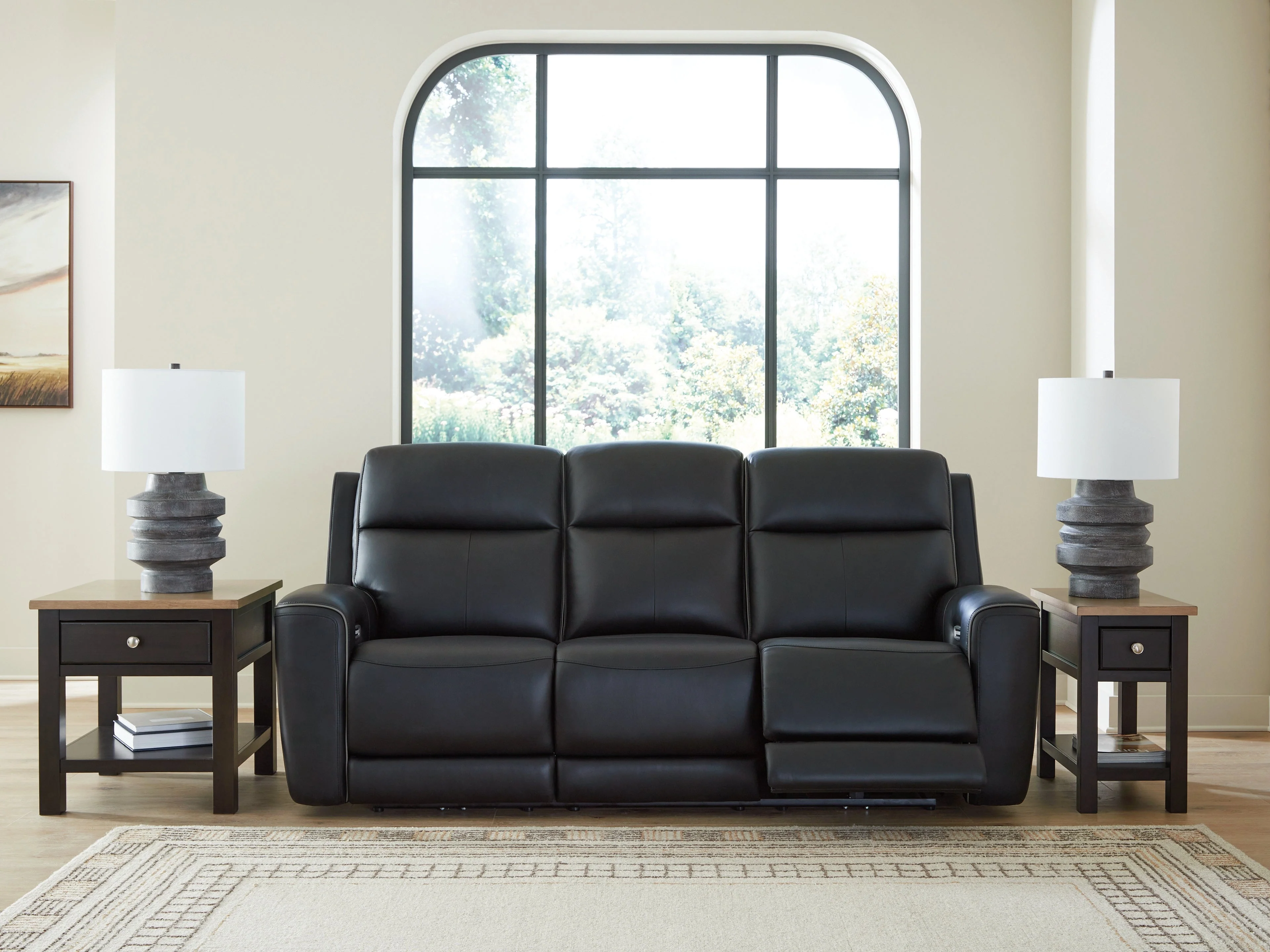 5Z-Comfort Onyx Power Reclining Sofa with ADJ Headrest (Online Special Price) - Image 3