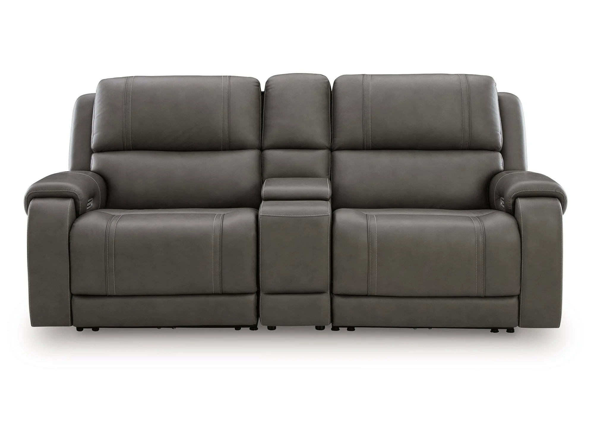5Z - Pittson Anchor 3-Piece Power Reclining Sectional Loveseat with Console - Image 3