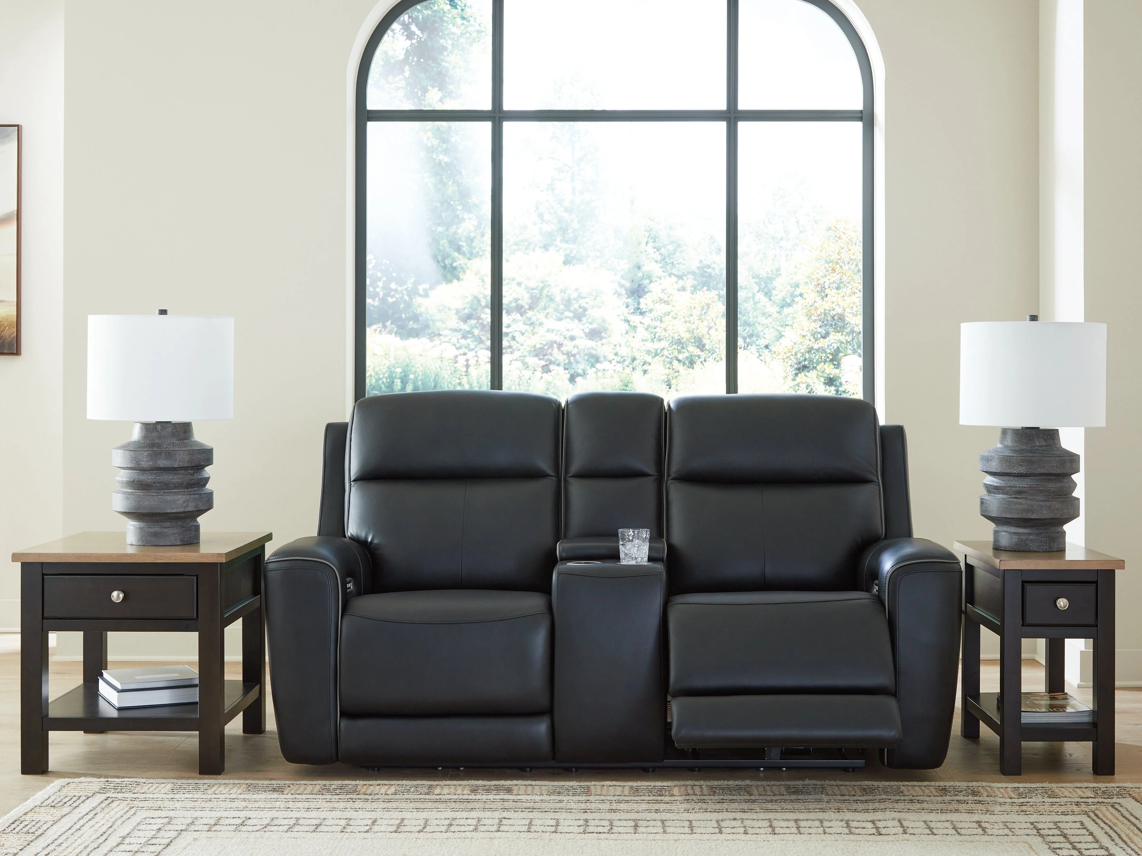 5Z-Relaxation Onyx Power Reclining Loveseat with Console (Online Special Price) - Image 7