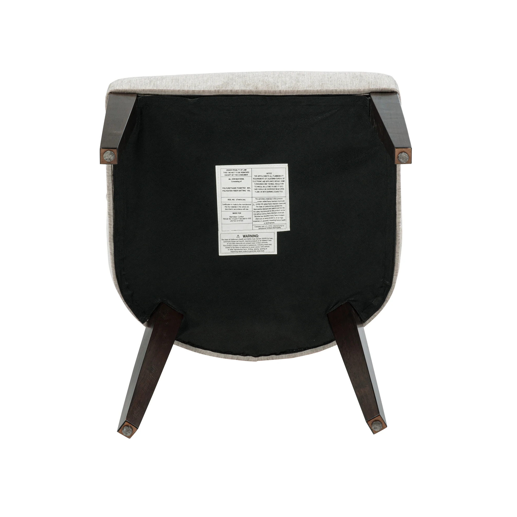 6-Piece Beever Dining Chair and Arm Chair in Taupe - Image 12