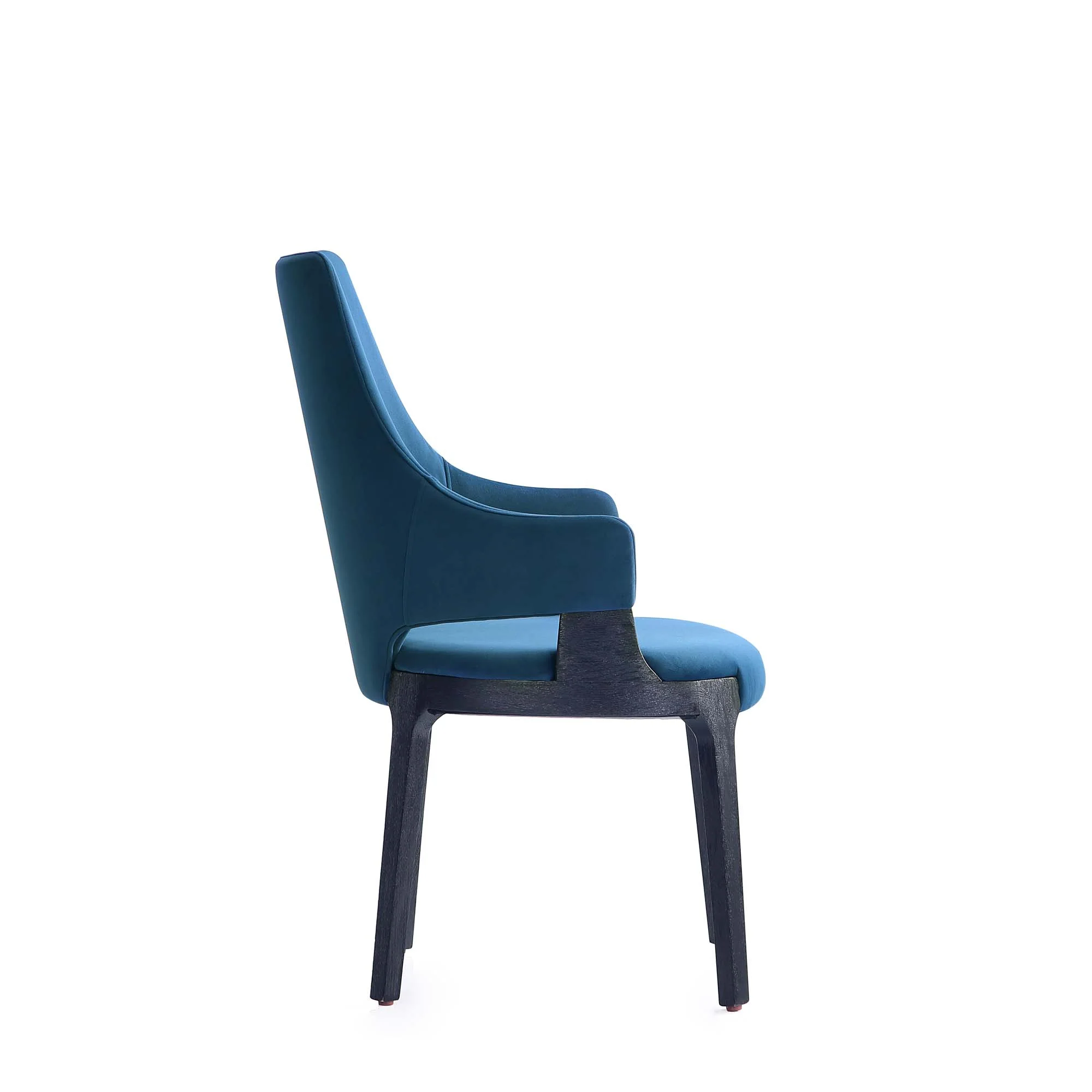 6-Piece Kara Dining Side and Arm Chairs in Blue - Image 8