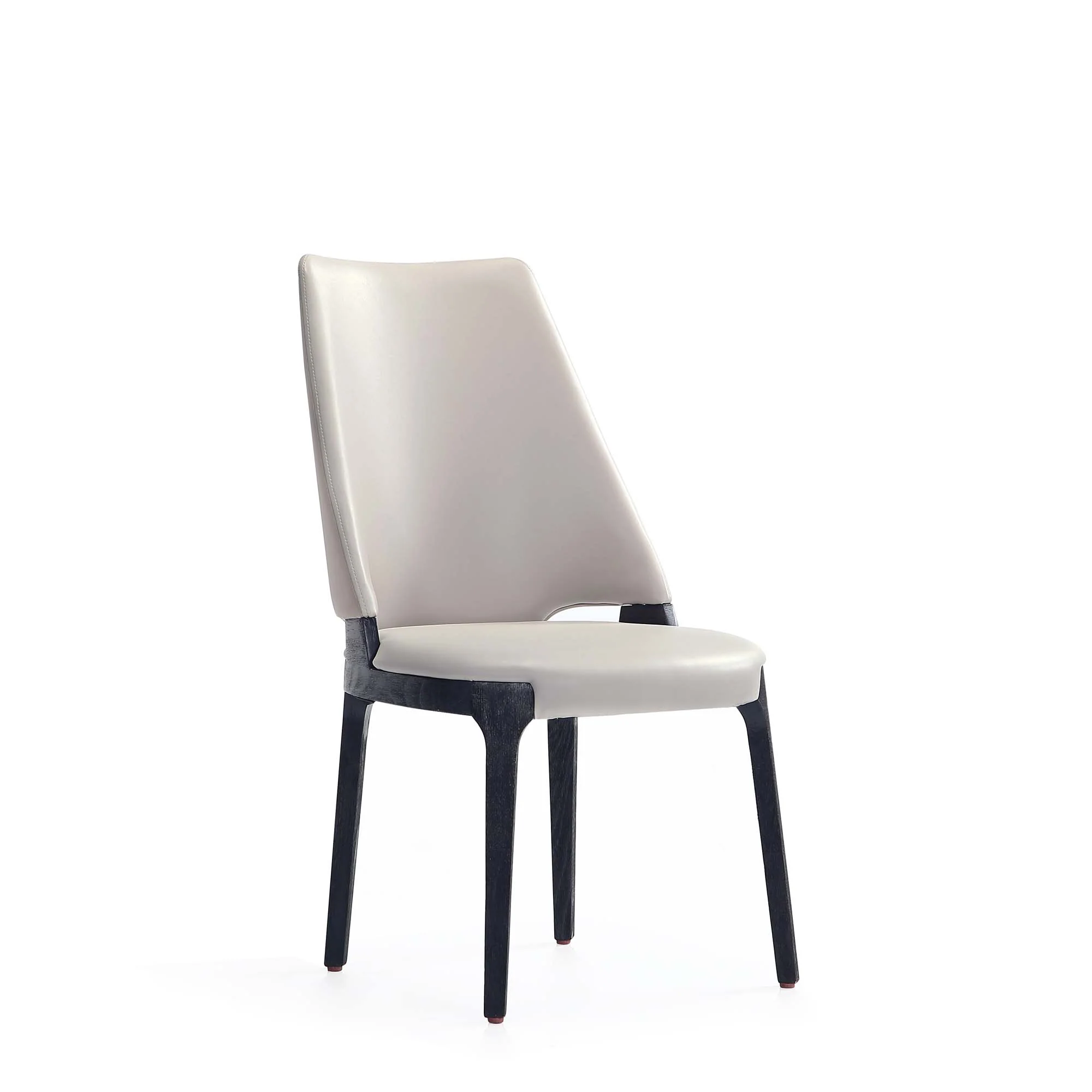 6-Piece Kara Dining Side and Arm Chairs in Light Grey - Image 21