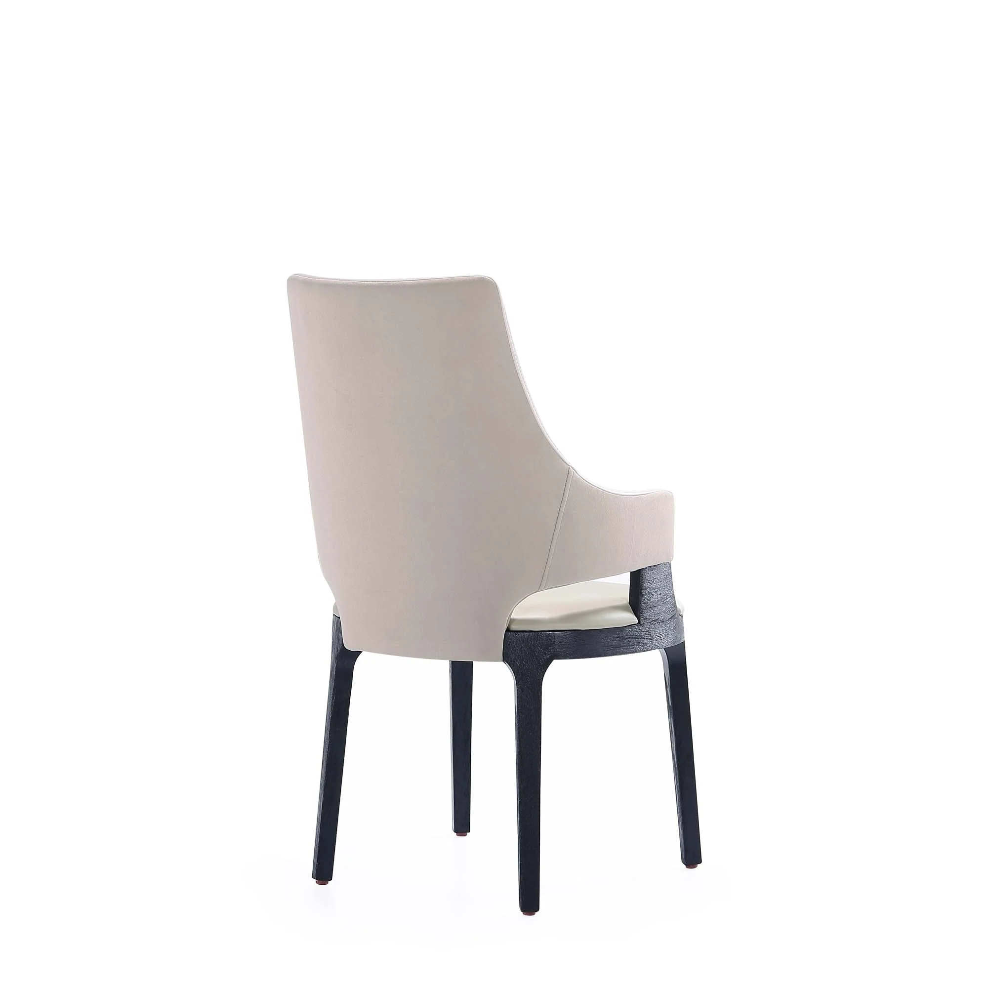 6-Piece Kara Dining Side and Arm Chairs in Light Grey - Image 9