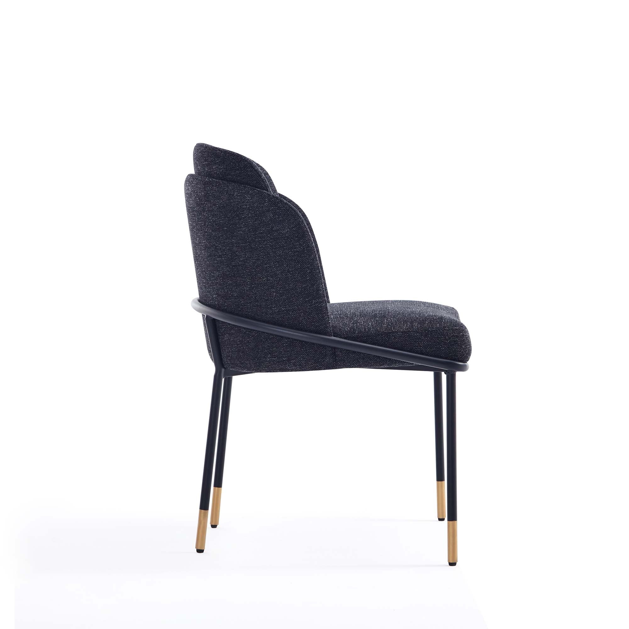 7-Piece Hathaway 59.05 Round Dining Set in Black with 6 Flor Dining Chairs in Black - Image 14