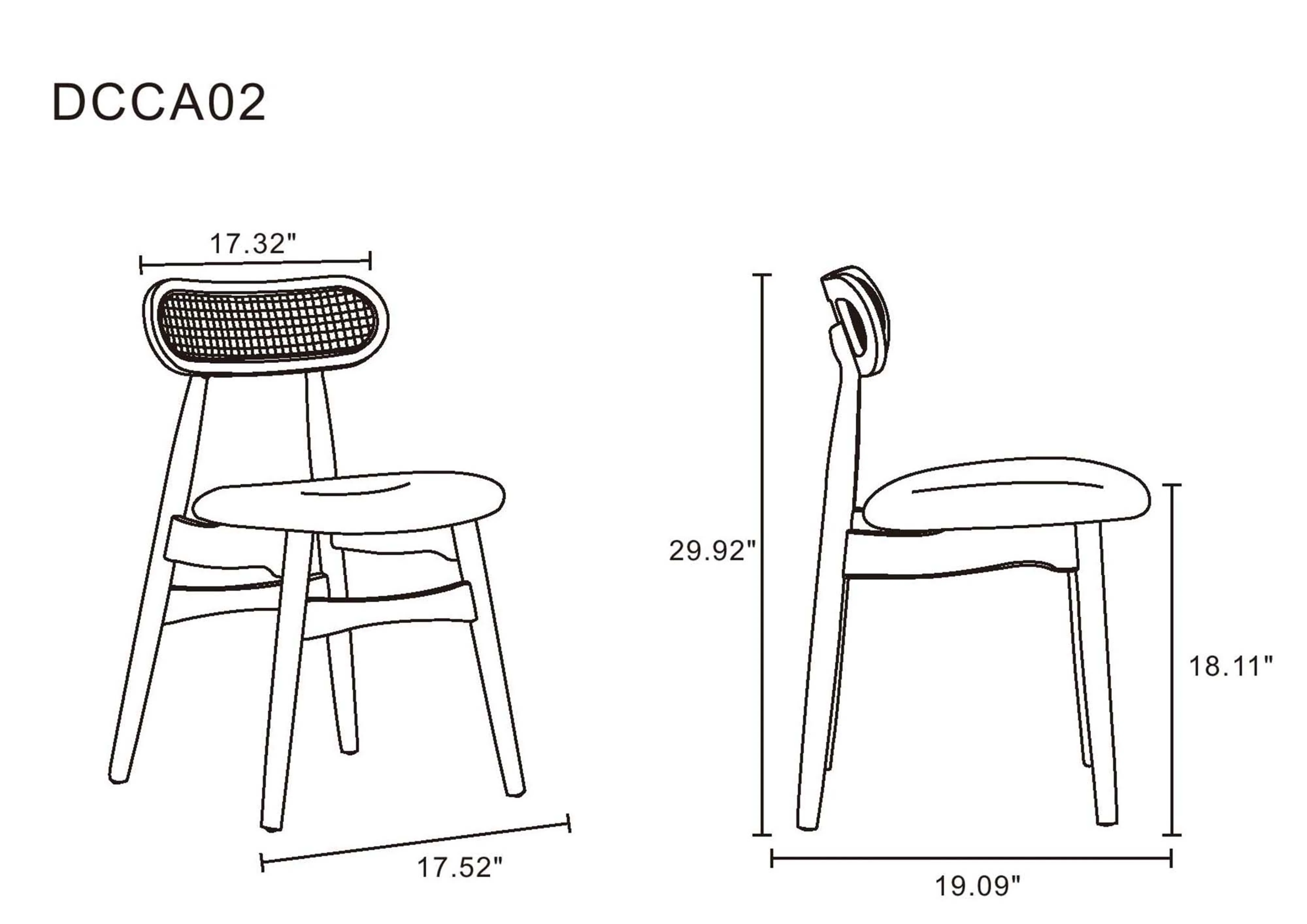 9-Piece Rockaway 70.86 Dining Set in Black with 8 Paragon 1.0 Dining Chairs - Image 4
