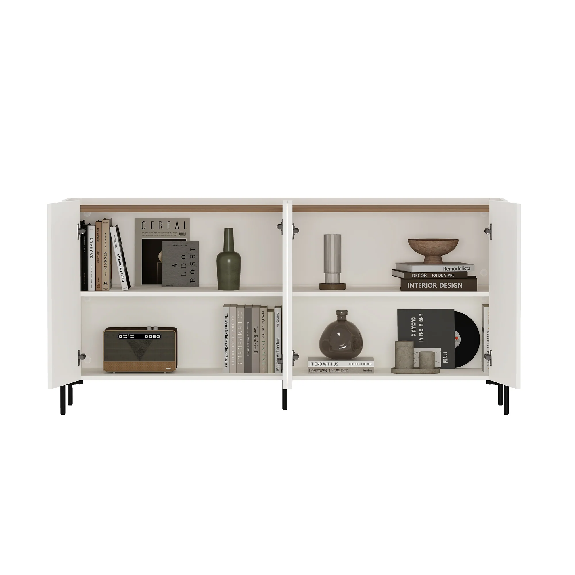 Abbey 66.9" Sideboard in Maple and Off White - Image 12