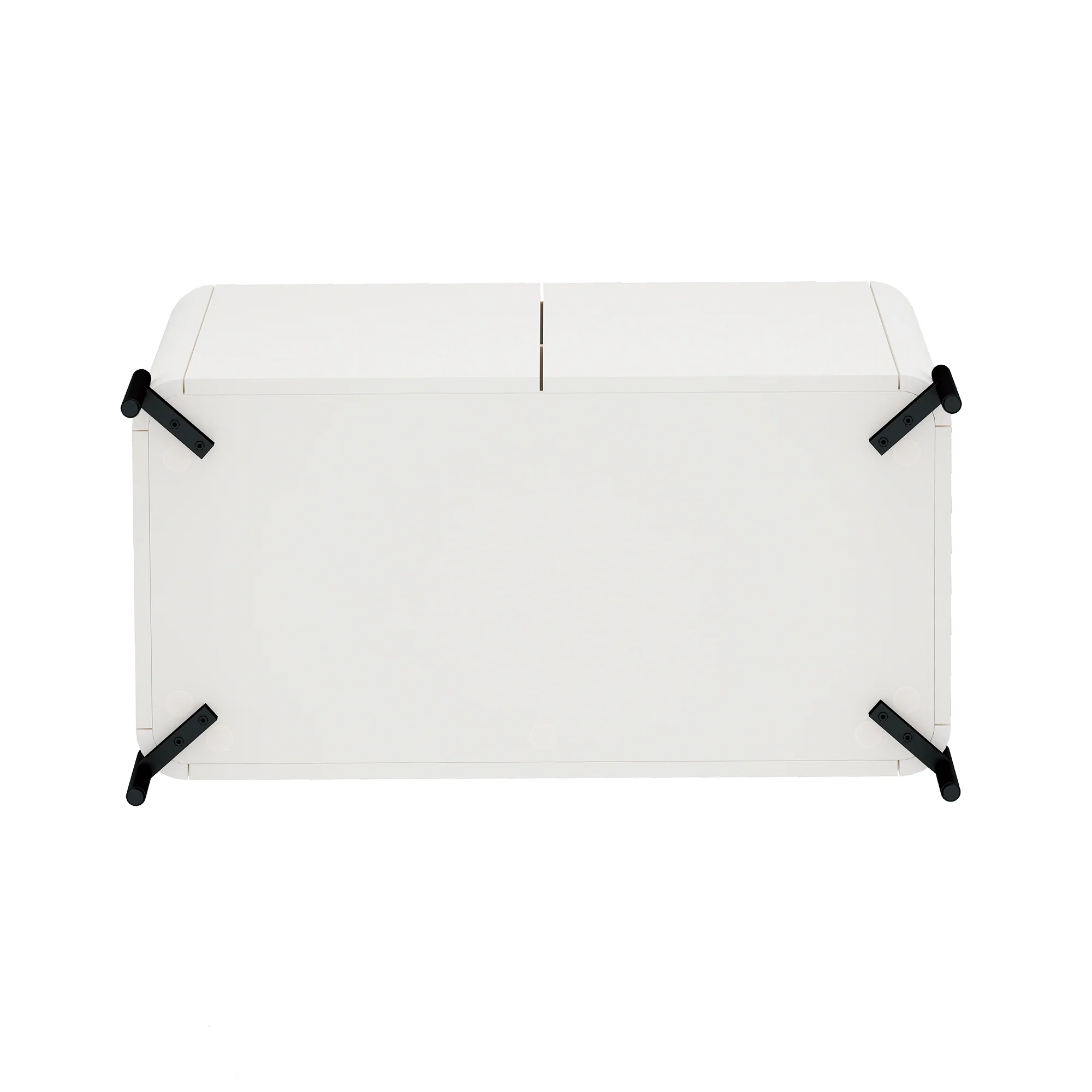 Abbey Accent Cabinet in Maple and Off White - Image 11