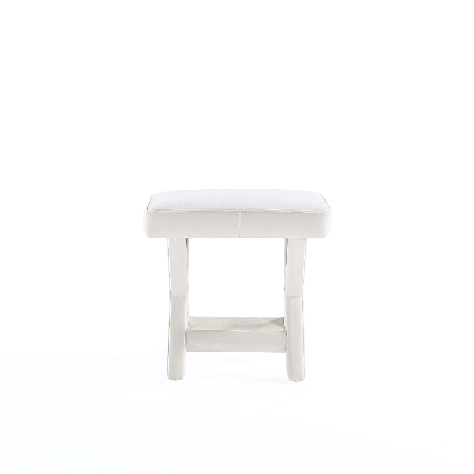 Abigail Single Ottoman Bench in Cream - Image 9