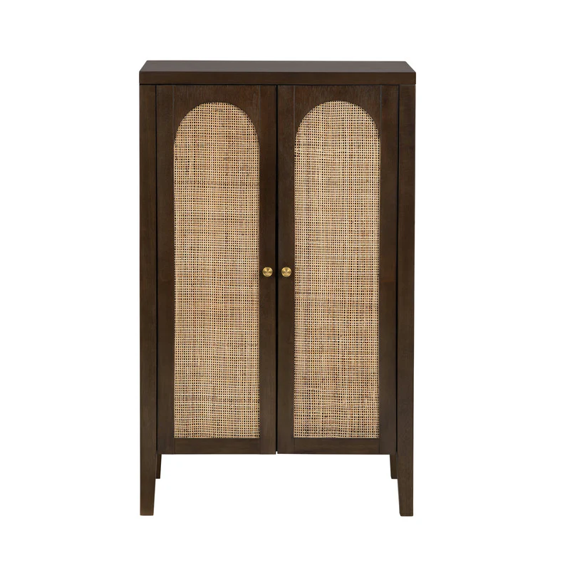 Acadian Brown Two-Door Cabinet - Image 3