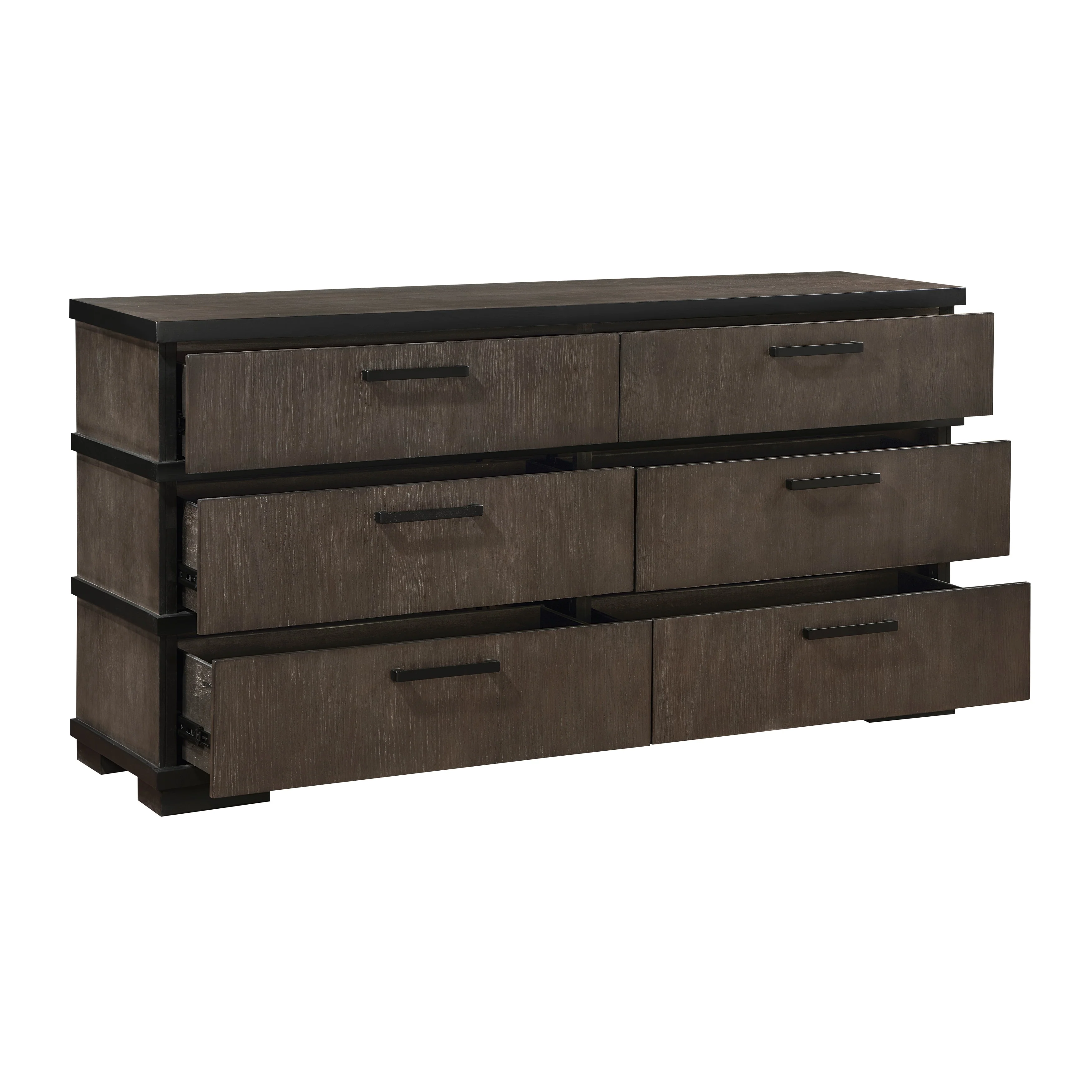 Acworth Brownish-Gray/Black 5-Piece Queen Bedroom Set - Image 11