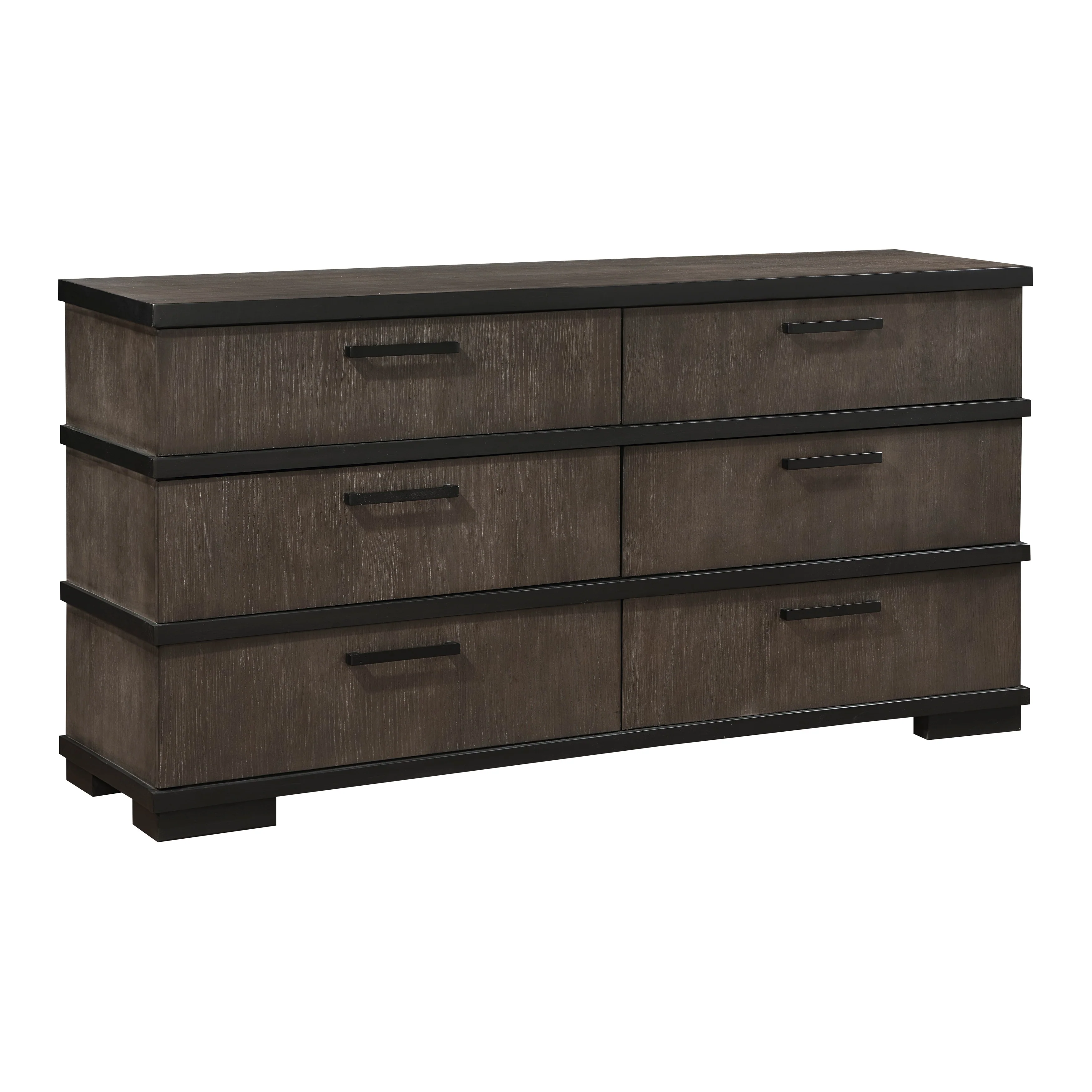 Acworth Brownish-Gray/Black 5-Piece Queen Bedroom Set - Image 12