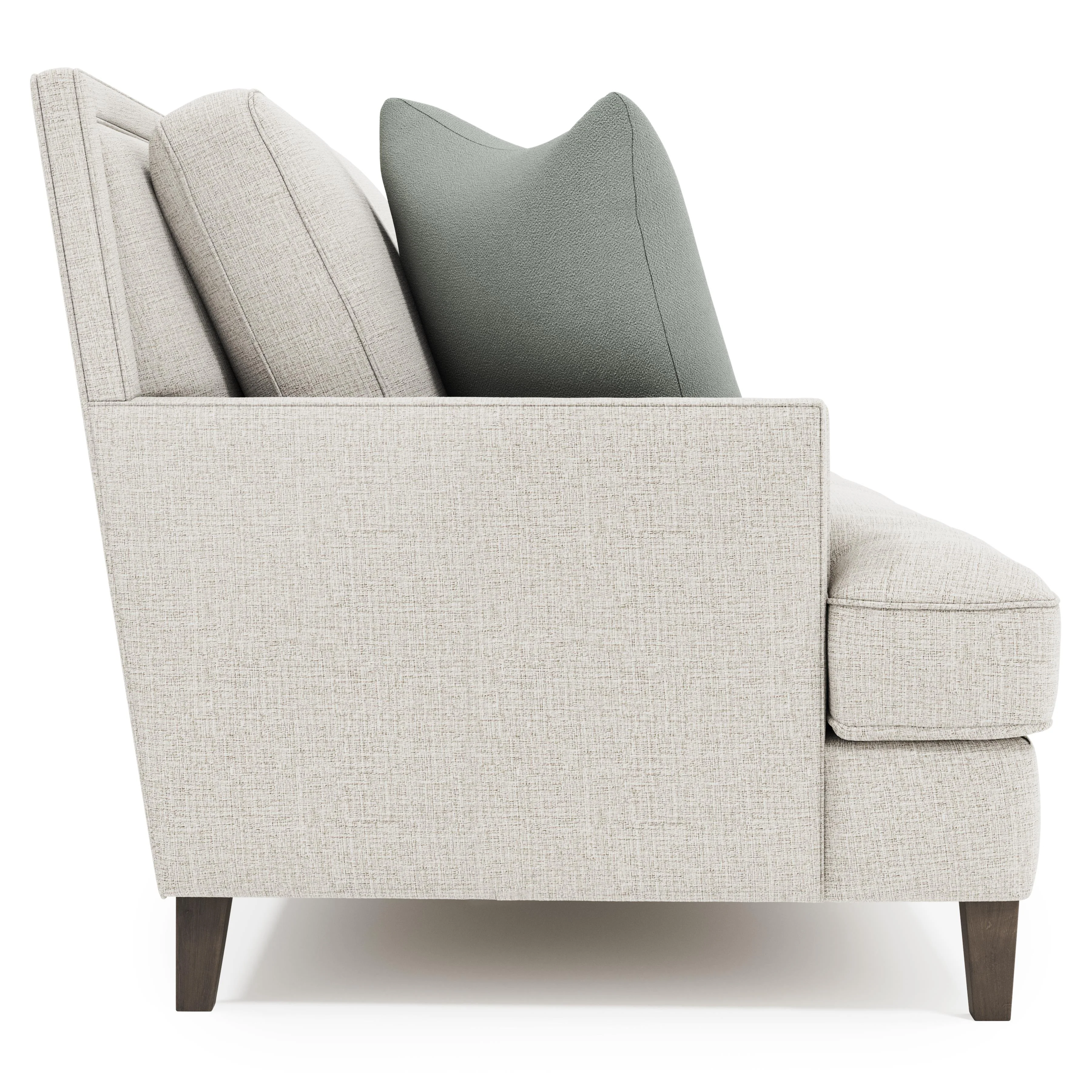 Addison Grey Fabric Loveseat - Image 3