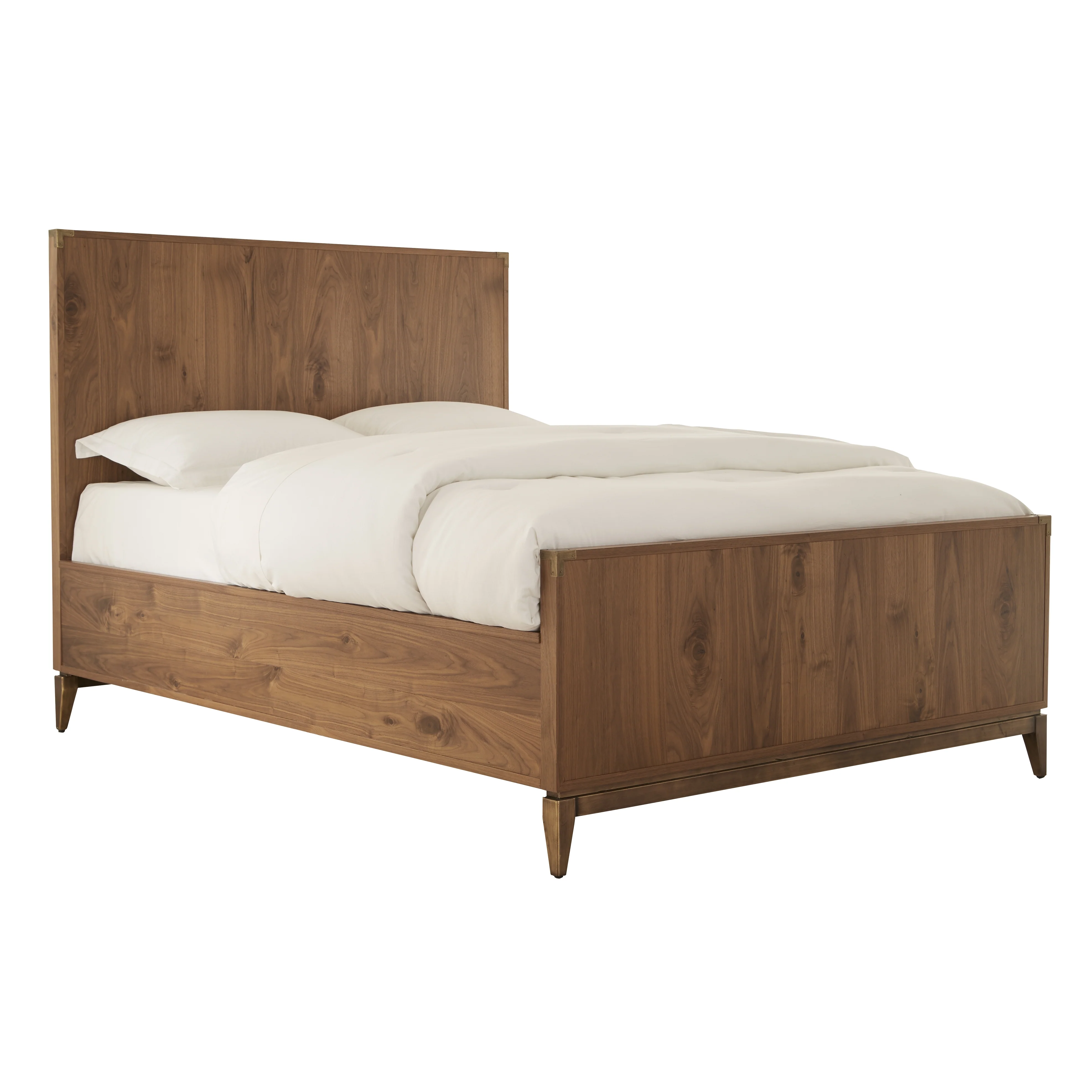 Adler Wood Full Panel Bed in Natural Walnut - Image 5