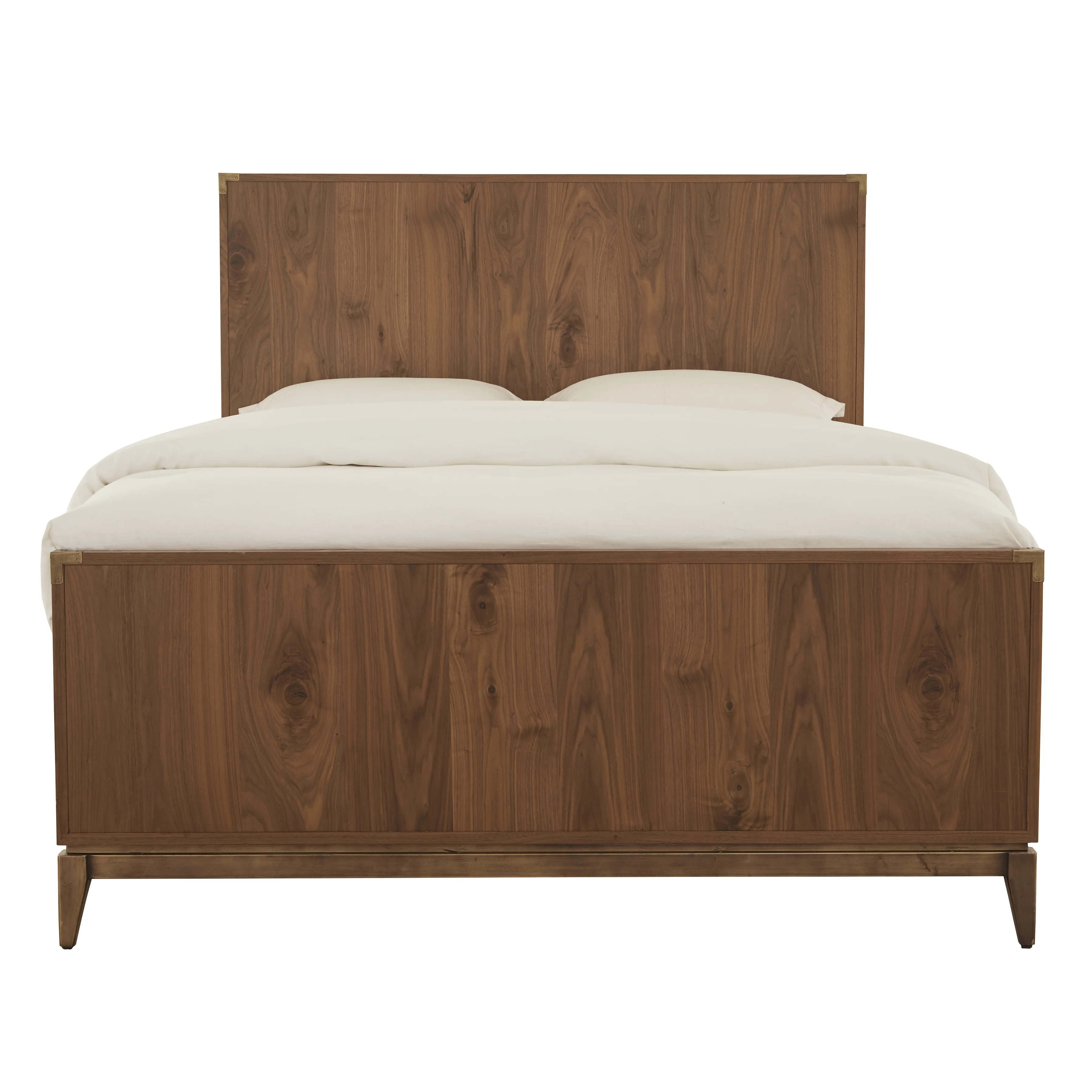 Adler Wood California King Panel Bed in Natural Walnut - Image 6