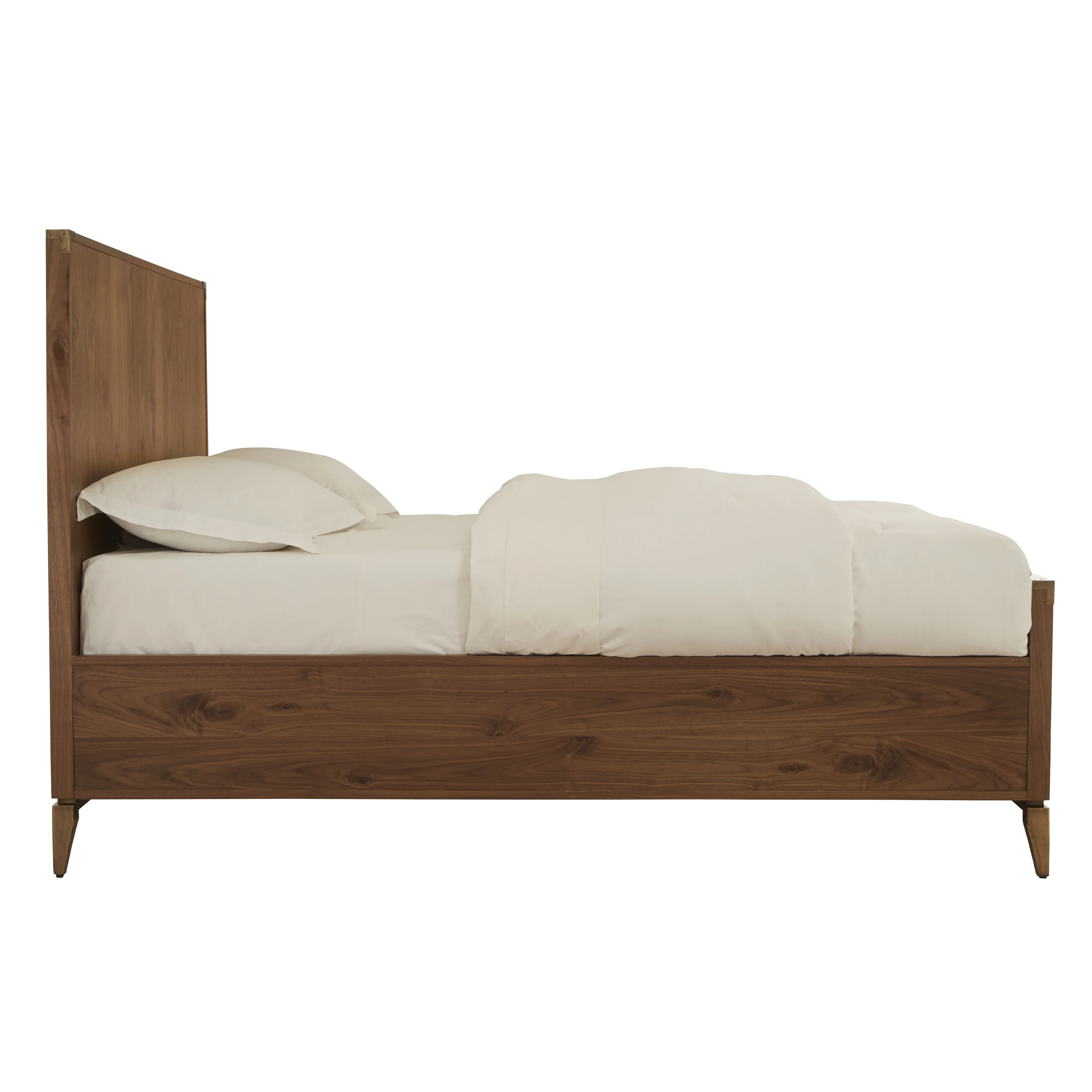 Adler Wood Eastern King Panel Bed in Natural Walnut - Image 7