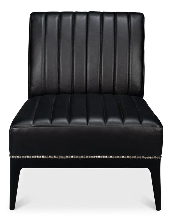 Agave Black Slipper Chair - Image 2