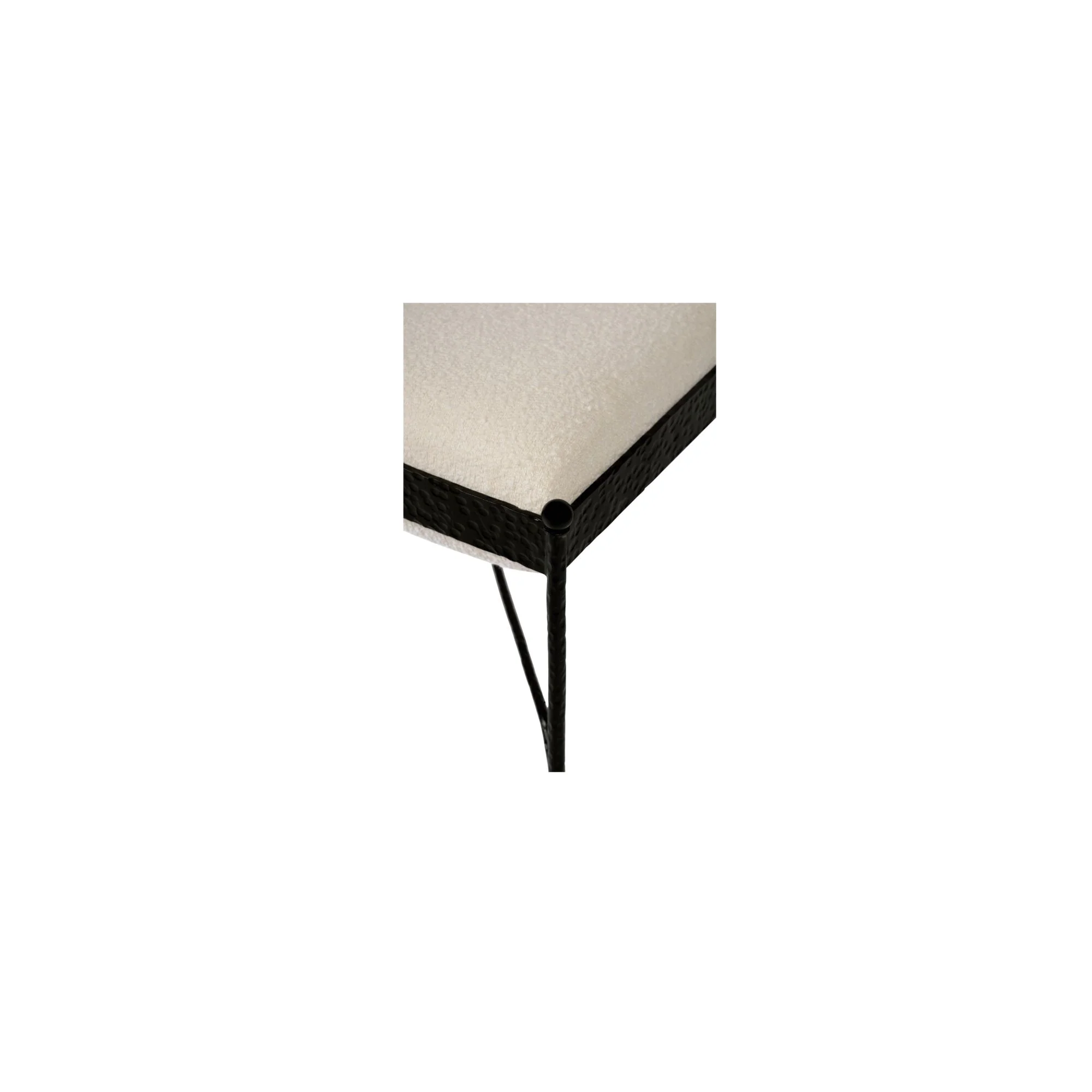 Agne Cream Stool - Image 5