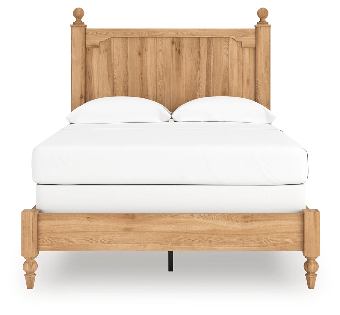 Aleaport Warm Brown Full Panel Bed, Dresser and Mirror - Image 9
