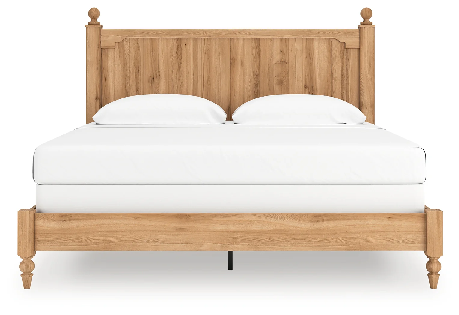 Aleaport Warm Brown King Panel Bed, Dresser, Mirror and Nightstand - Image 9