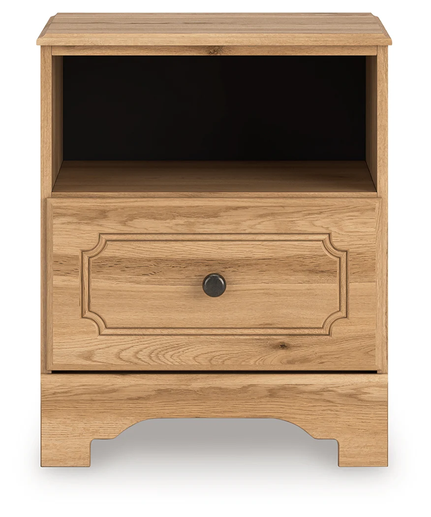 Aleaport Warm Brown One Drawer Night Stand - Image 5