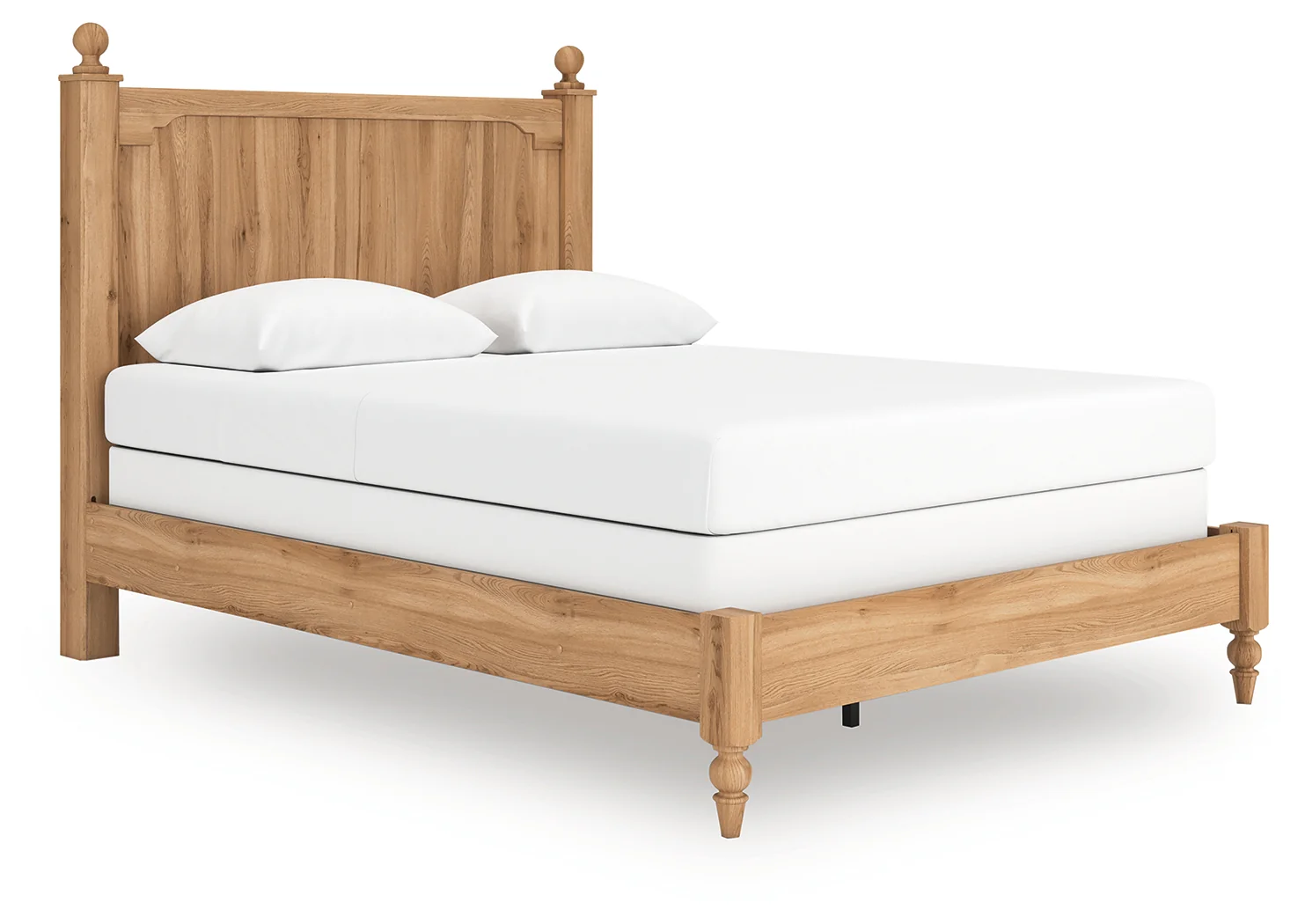 Aleaport Warm Brown Queen Panel Bed - Image 3