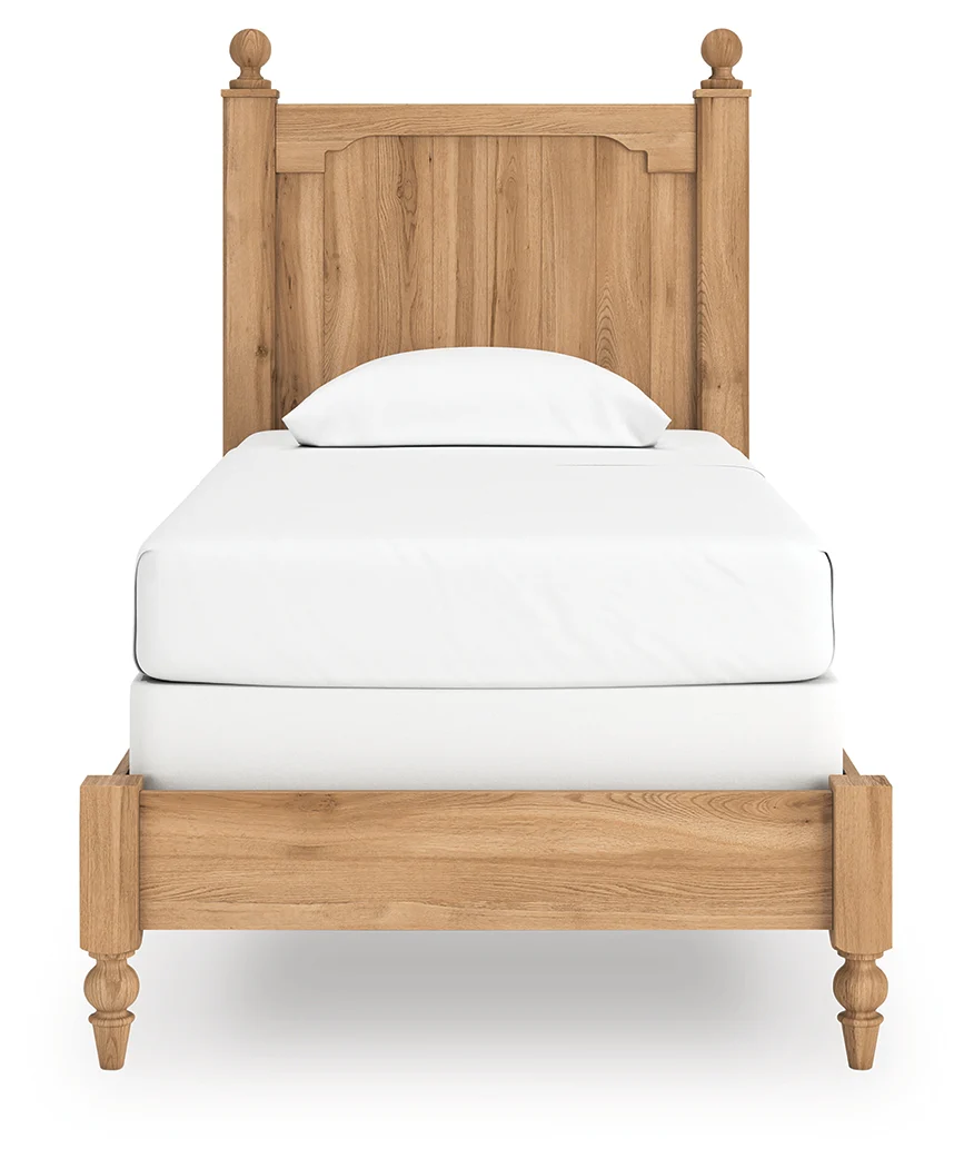 Aleaport Warm Brown Twin Panel Bed - Image 5