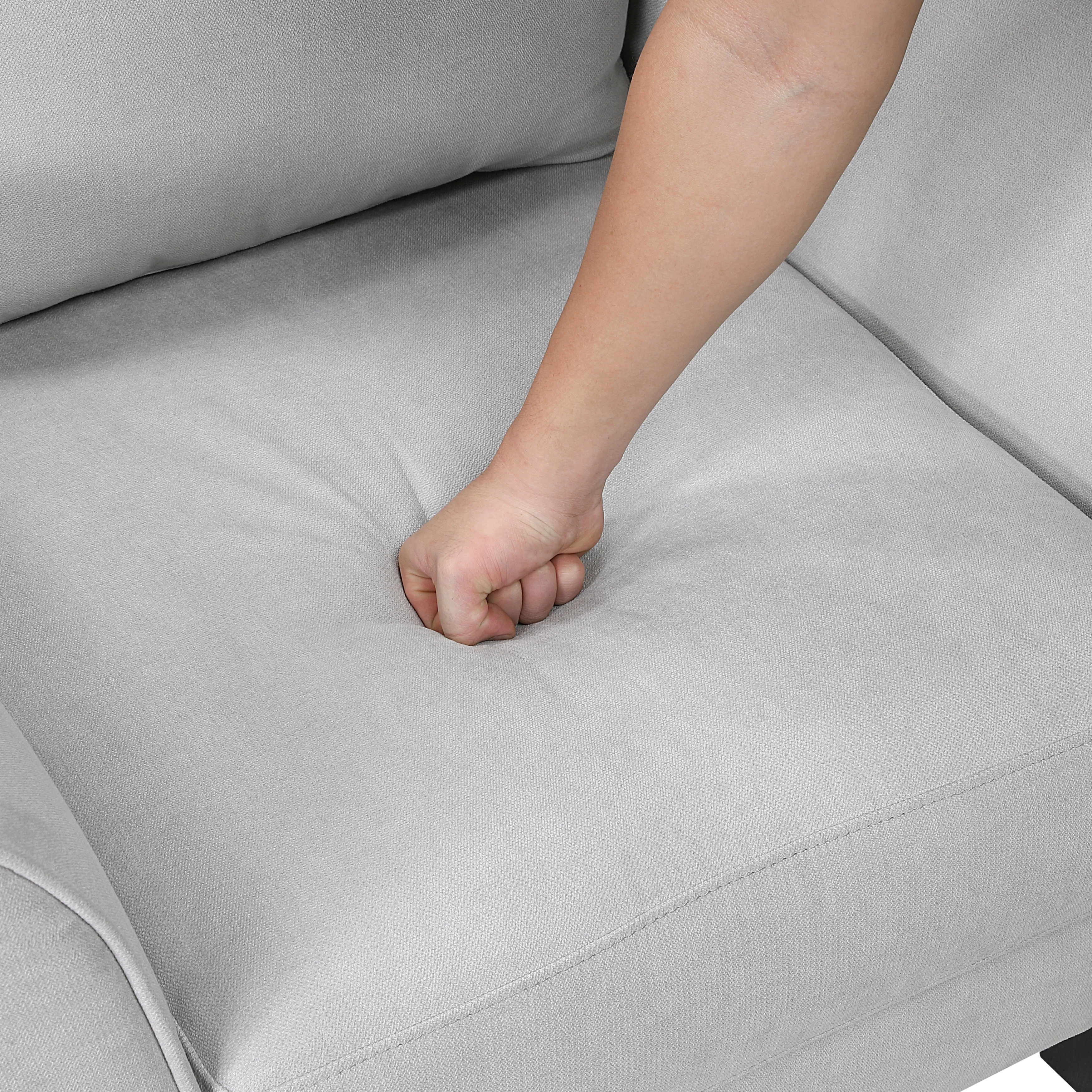Alina Gray Sofa - Image 5