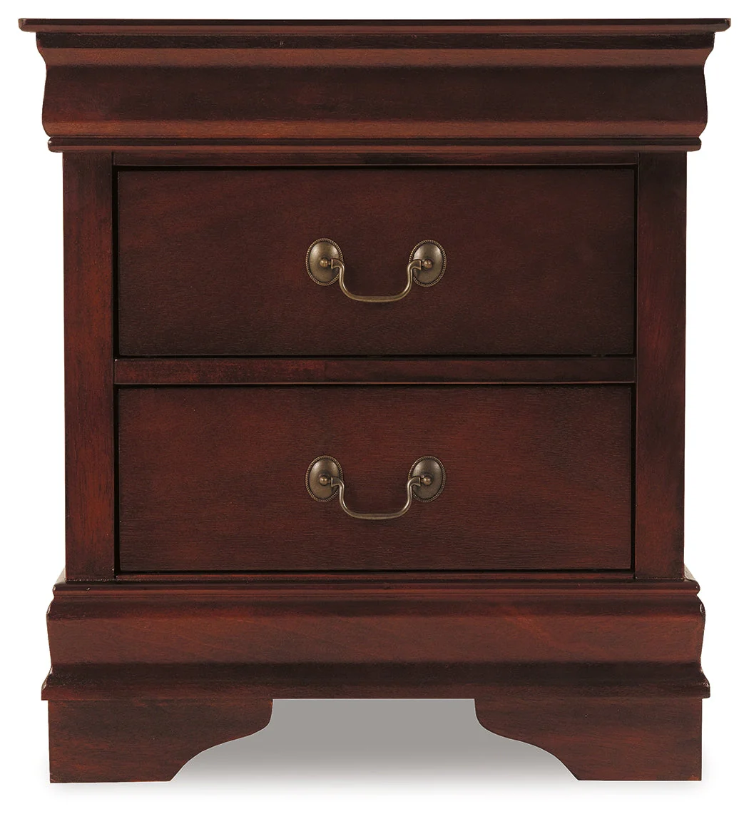 Alisdair Reddish Brown Twin Sleigh Bed & Dresser & Mirror & Chest & Nightstand (Online Special Price) - Image 6