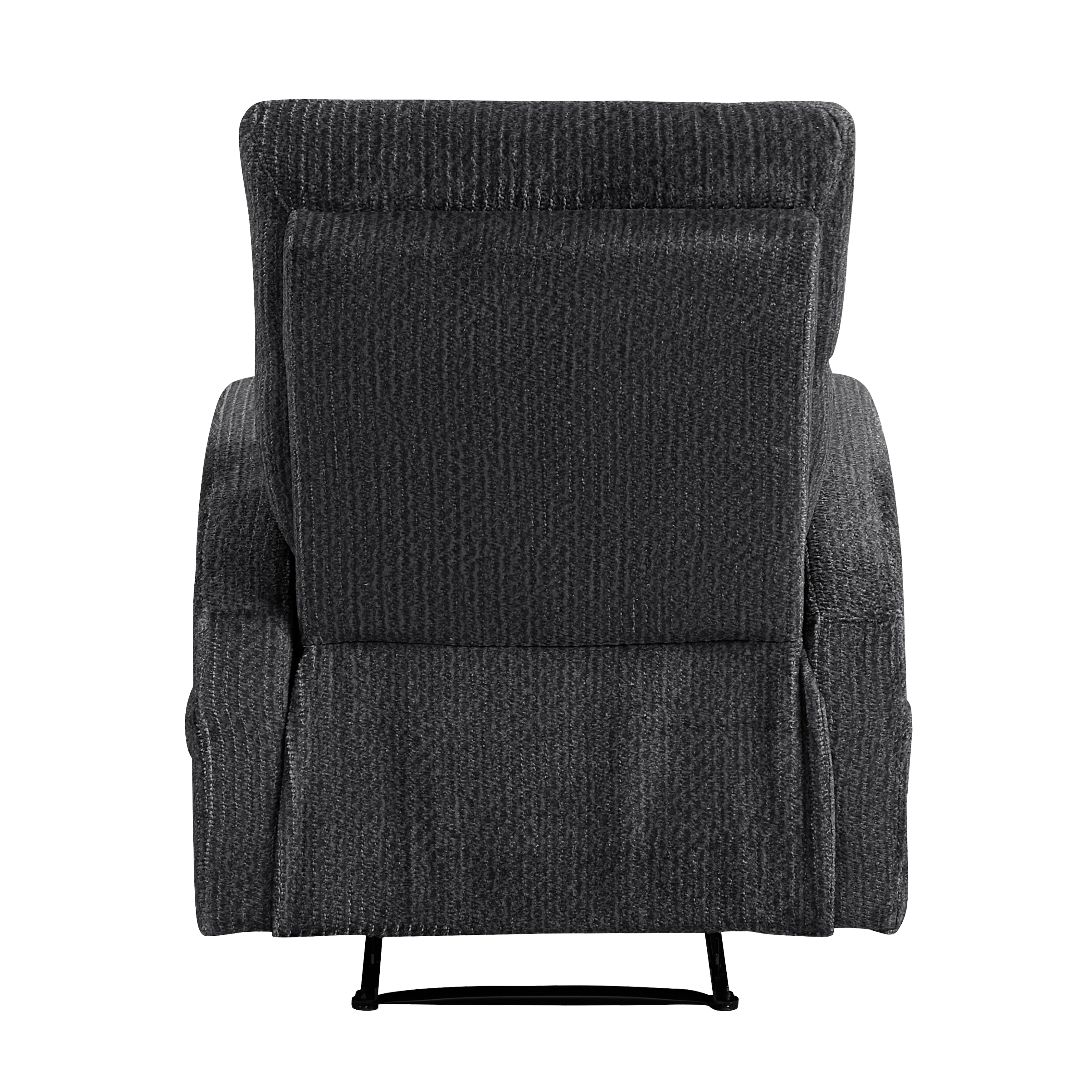 Allen Dark Gray Reclining Chair - Image 5