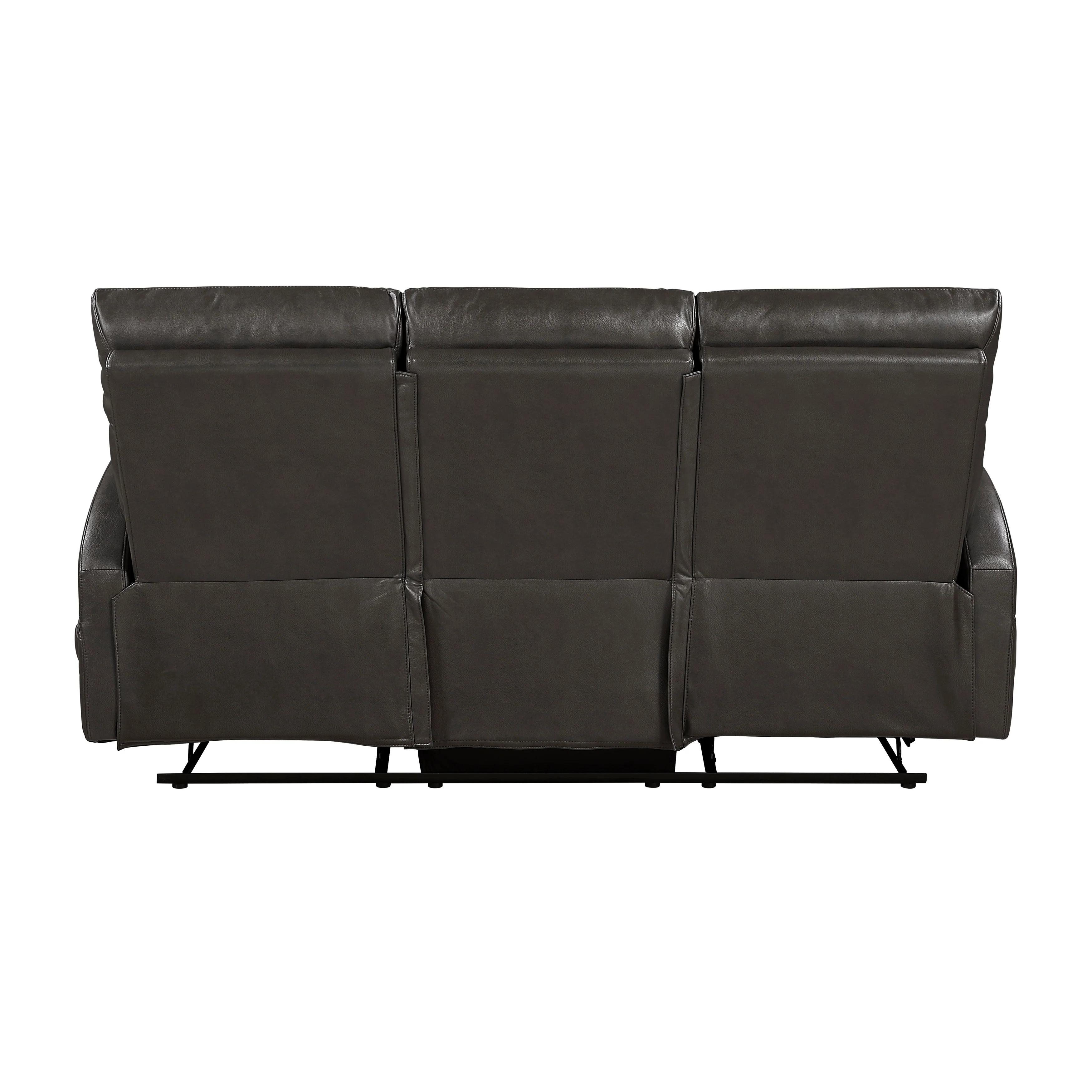 Allen Espresso Sofa and Loveseat - Image 4