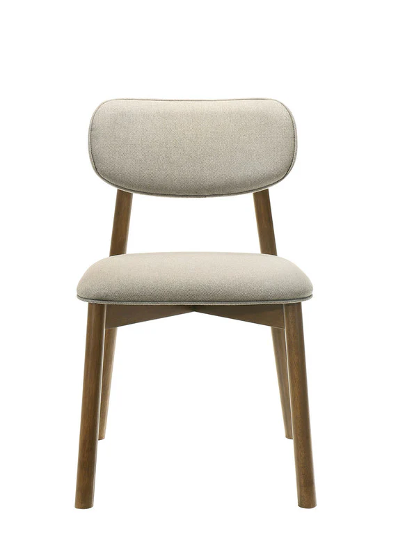 Alnwick Walnut/Beige Side Chair (Set of 2) - Image 3