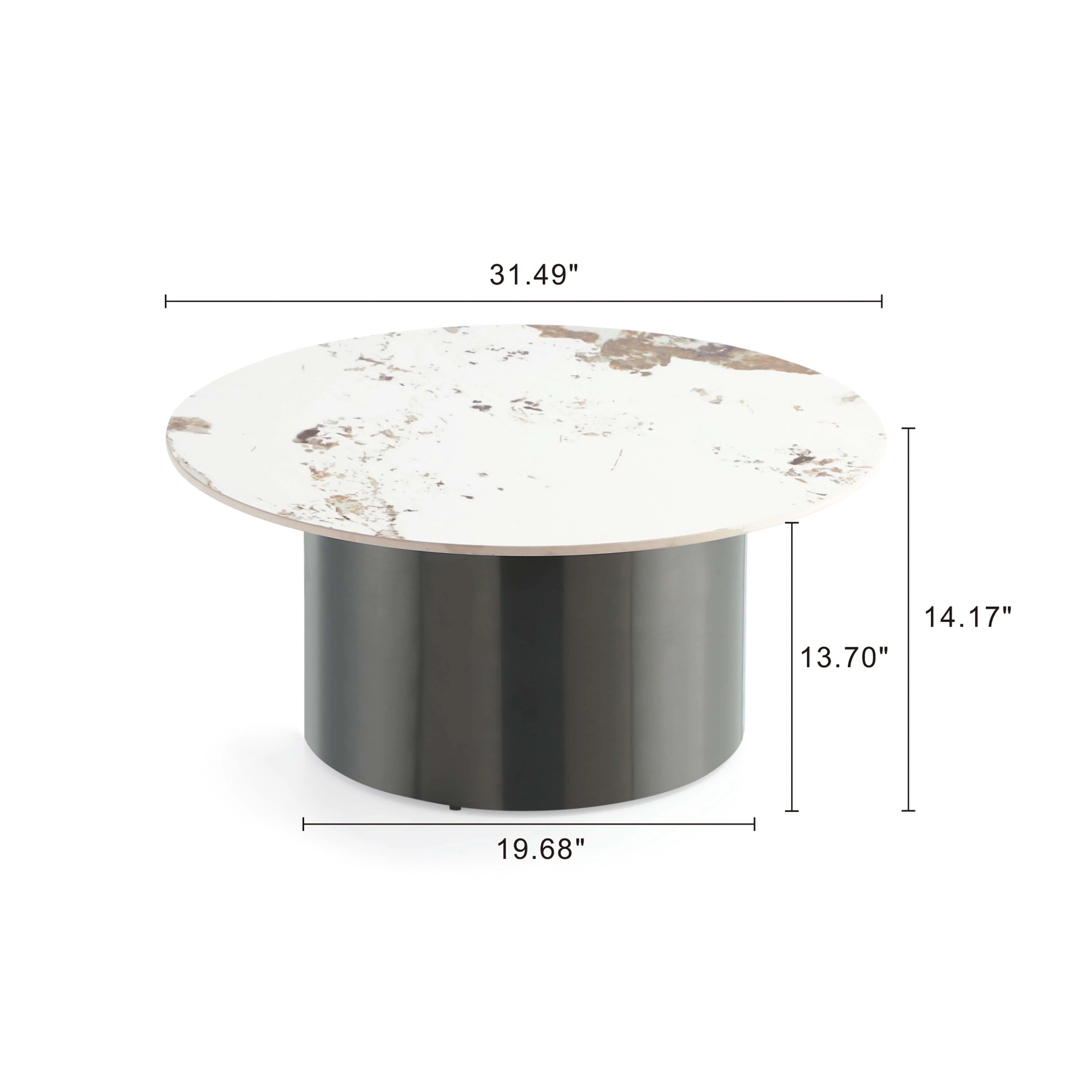 Alondra Coffee Table in Black - Image 3