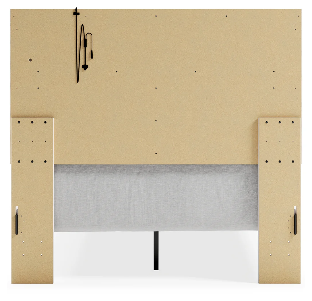 Altyra White Full Upholstered Panel Bed, Dresser, Mirror, Chest and Nightstand - Image 21