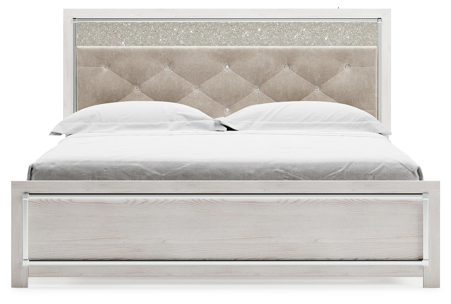 Altyra White King Panel Bed (Online Special Price) - Image 3