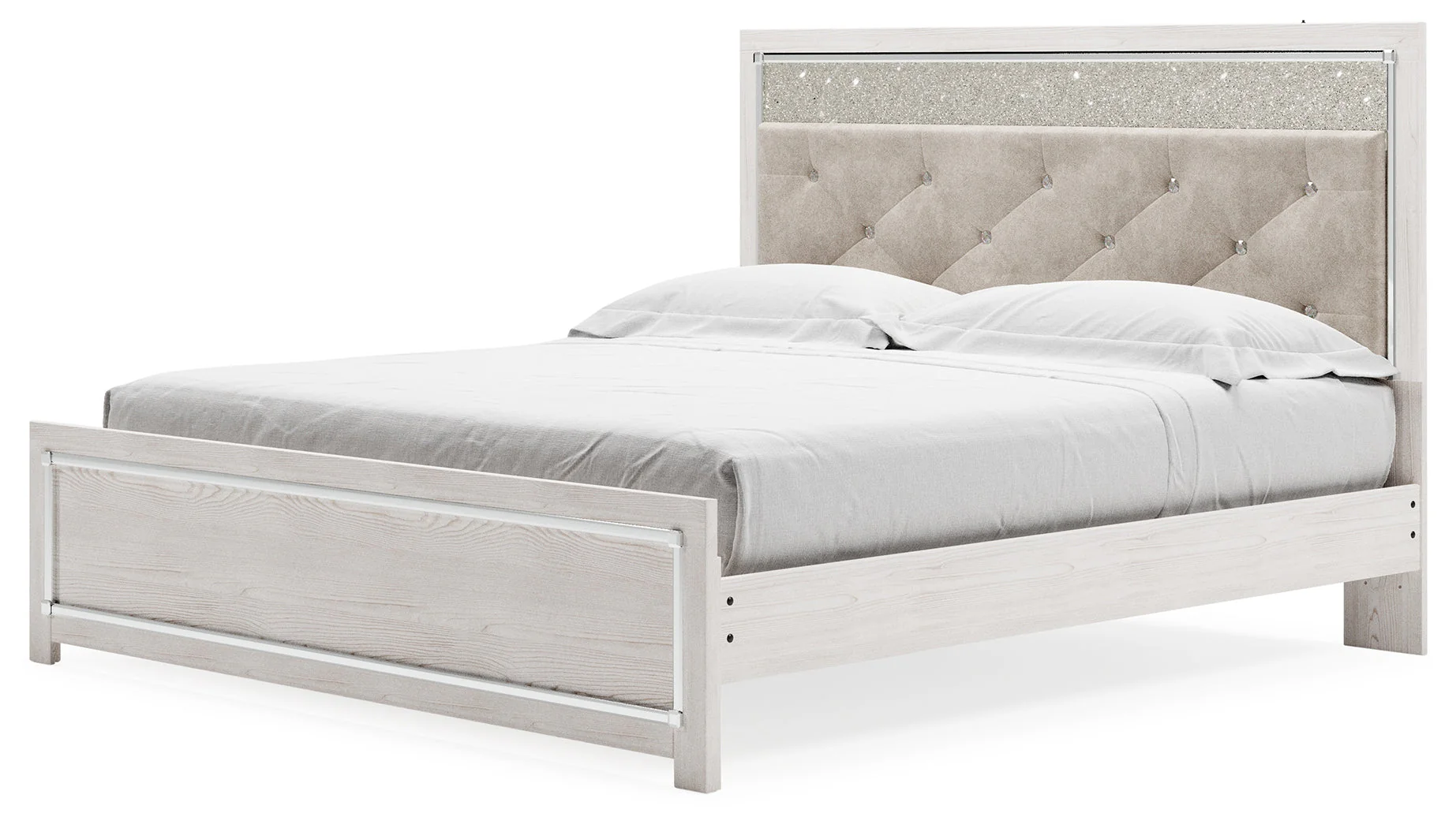 Altyra White King Panel Bed (Online Special Price) - Image 4