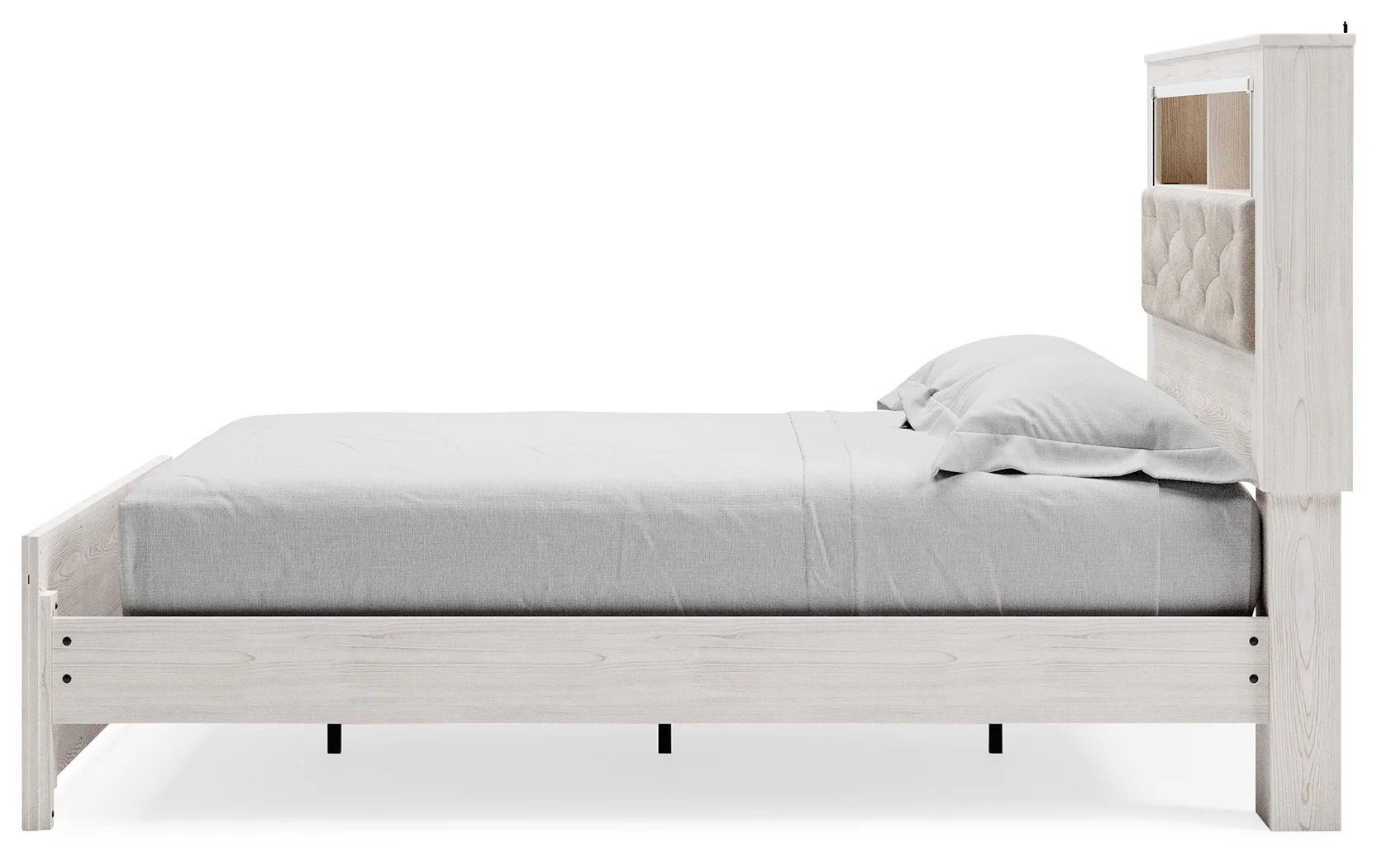 Altyra White Queen Bookcase Bed, Dresser, Chest and Nightstand - Image 23