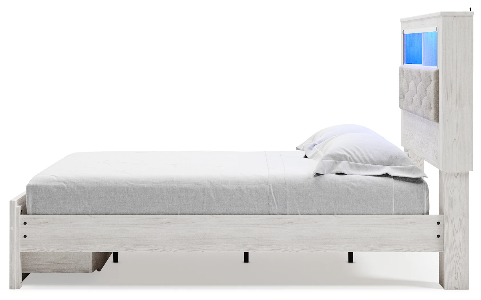 Altyra White Queen Bookcase Storage Bed, Dresser and Mirror (Online Special Price) - Image 13