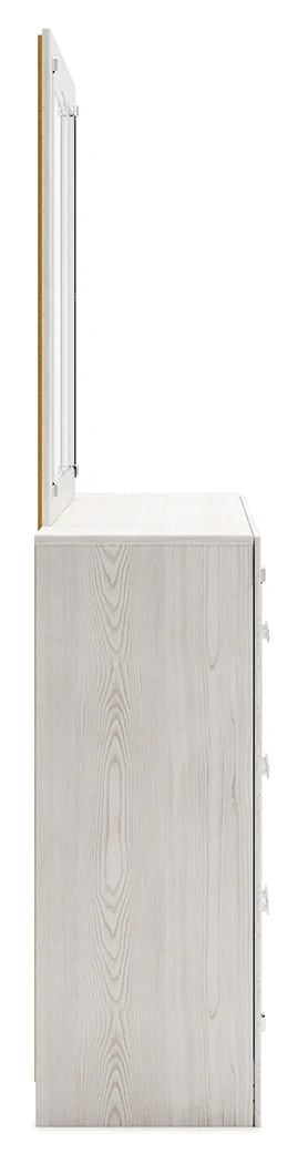 Altyra White Queen Bookcase Storage Bed, Dresser and Mirror (Online Special Price) - Image 5