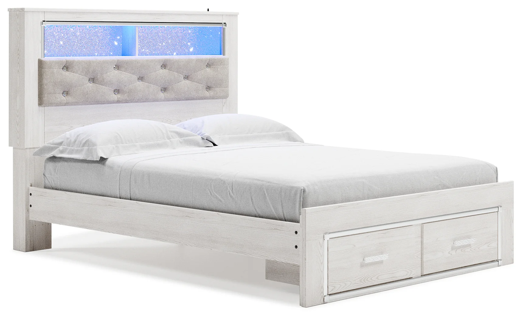 Altyra White Queen Panel Storage Bed, Dresser, Mirror and 2 Nightstands (Online Special Price) - Image 11