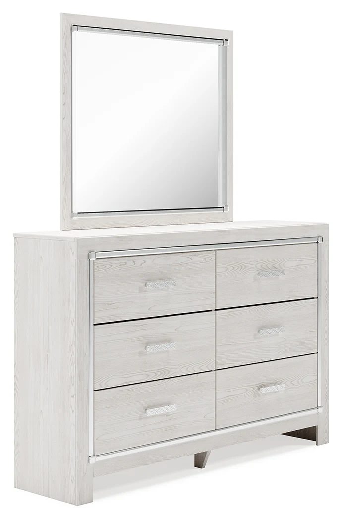 Altyra White Queen Panel Storage Bed, Dresser, Mirror and 2 Nightstands (Online Special Price) - Image 3