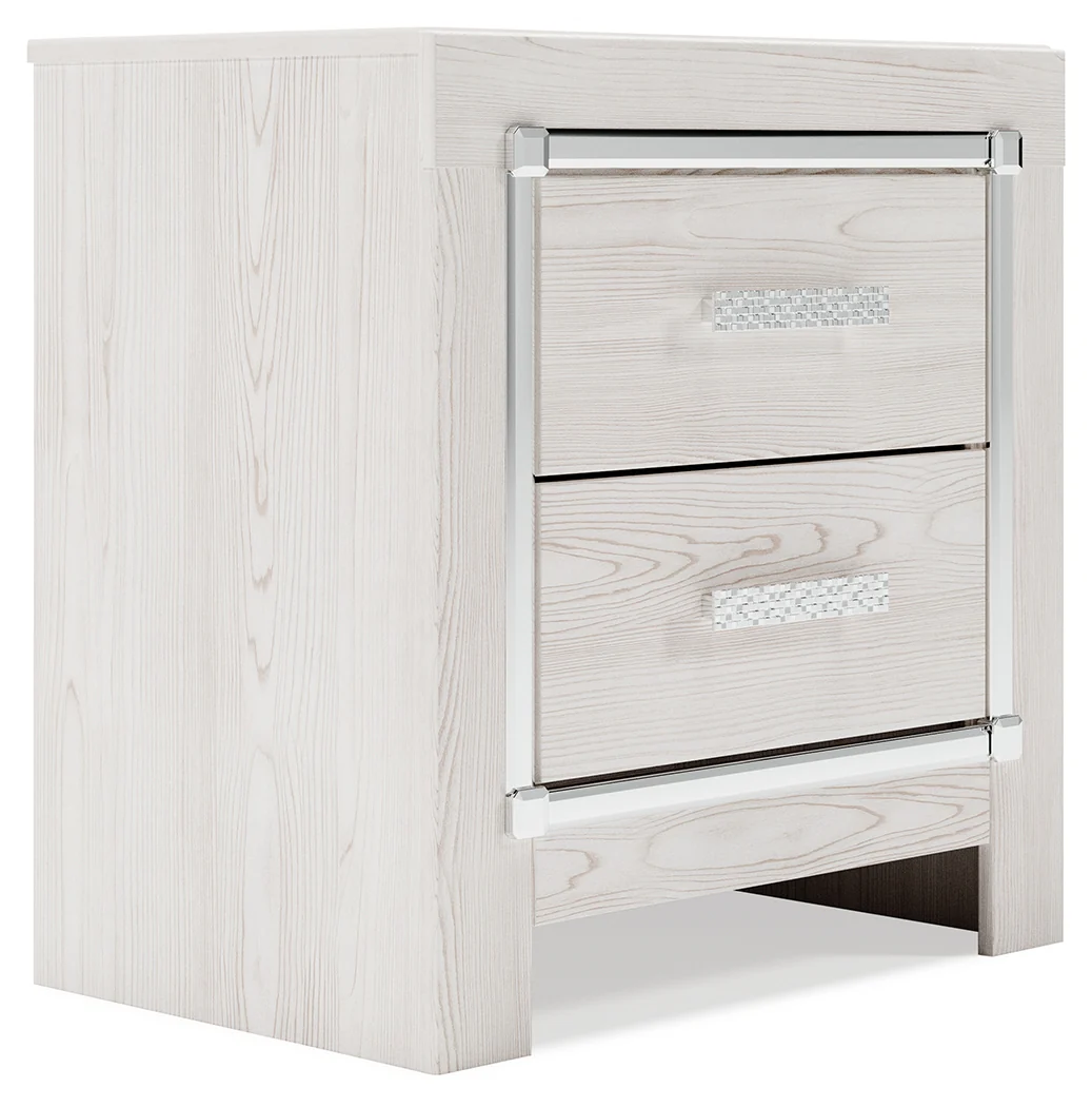 Altyra White Twin Panel Bedroom Set with Dresser, Mirror and Nightstand - Image 17