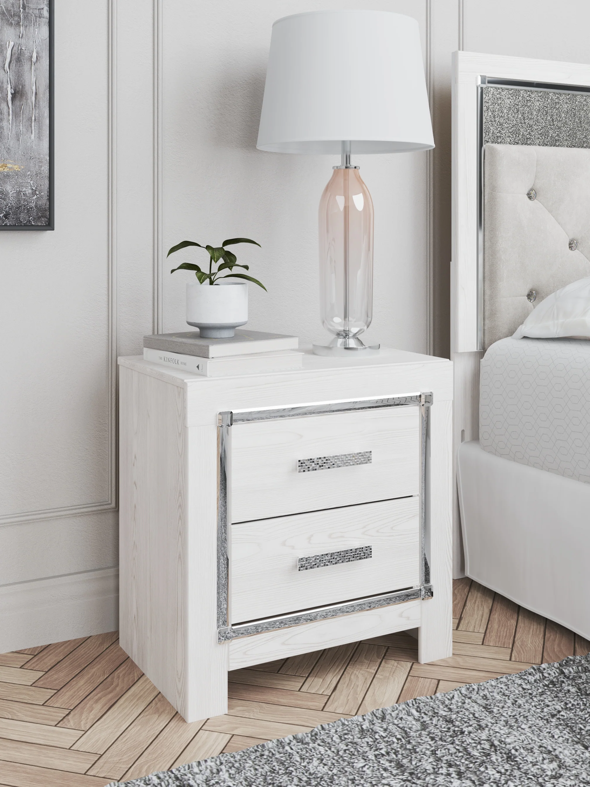 Altyra White Twin Panel Bedroom Set with Dresser, Mirror and Nightstand - Image 25