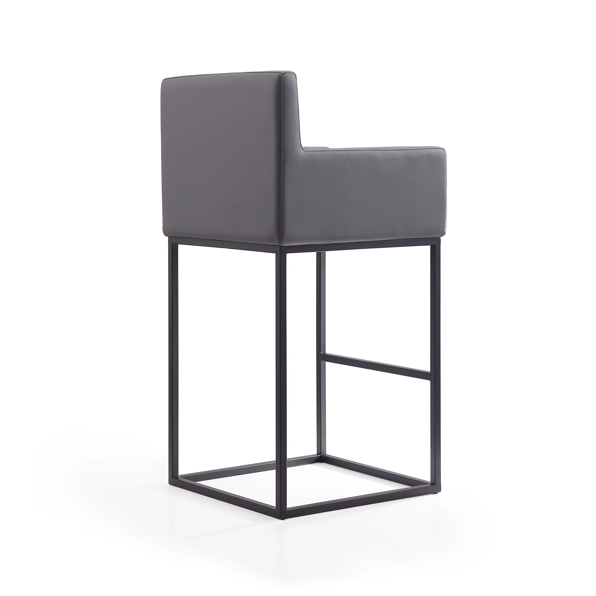 Ambassador Barstool in Grey and Black (set of 3) - Image 7