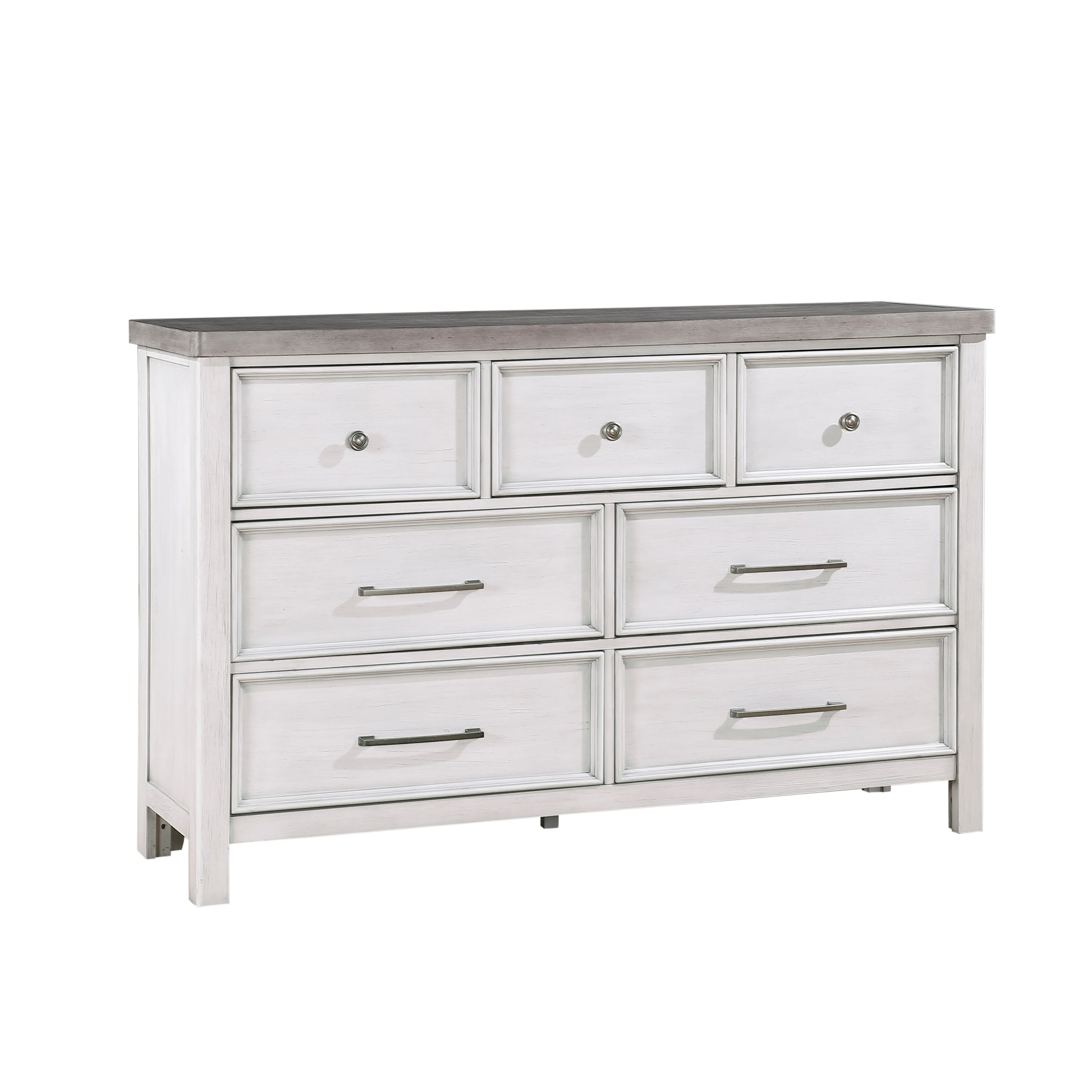 Ambrose Antique White/Antique Gray 5-Piece Queen Bedroom Set - Image 12